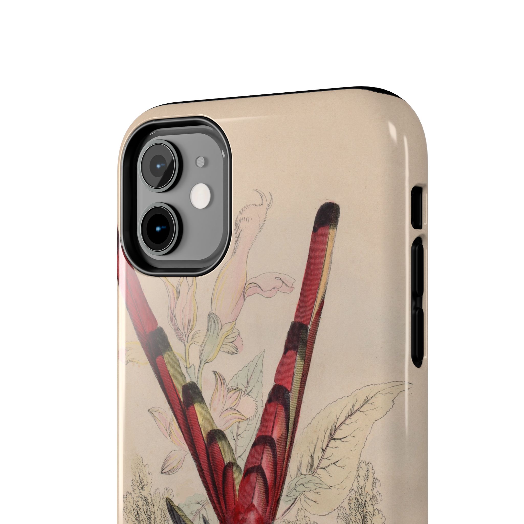 Red Tailed Hummingbird Phone Case - Image 4