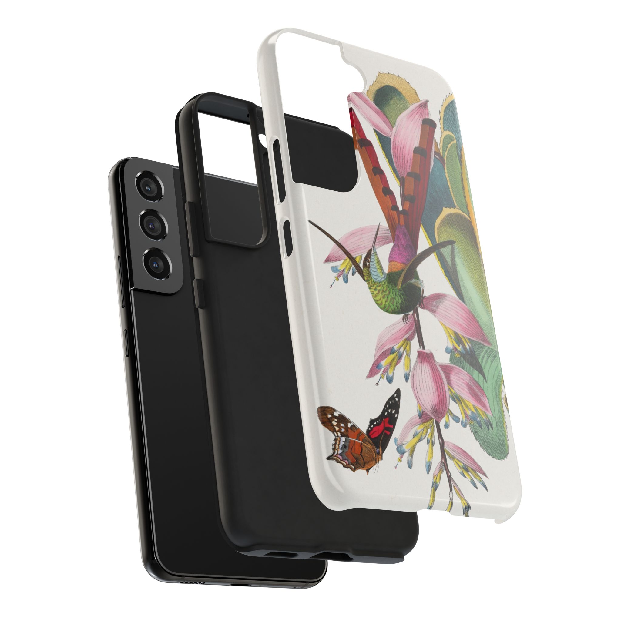 Hummingbird and Butterfly Phone Case - Image 92