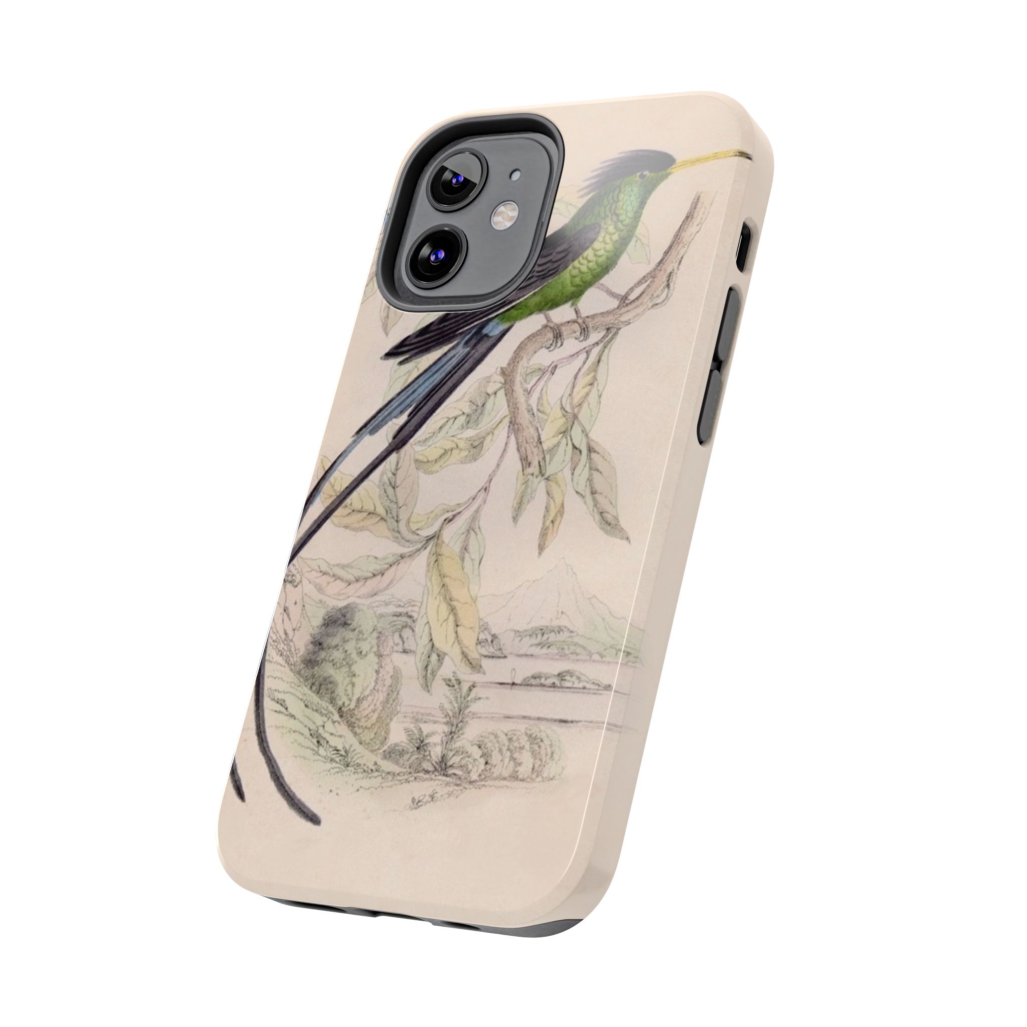 Black Capped Hummingbird Phone Case - Image 19
