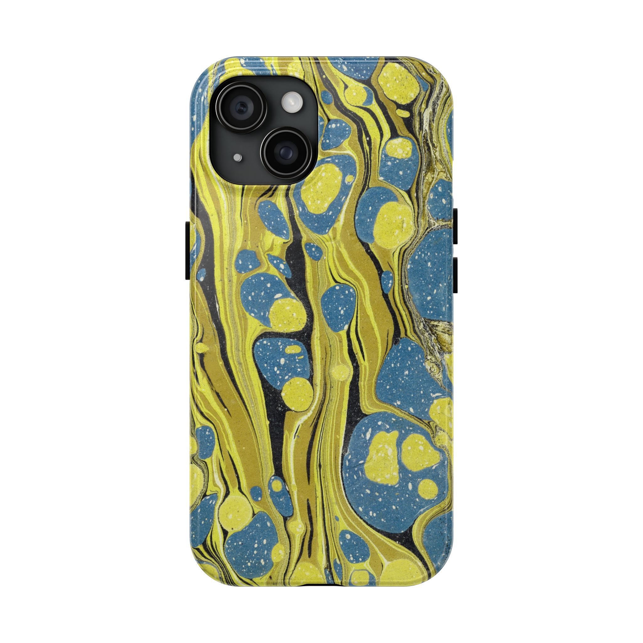 Marbled Phone Case - Citrine and Blue - Image 53