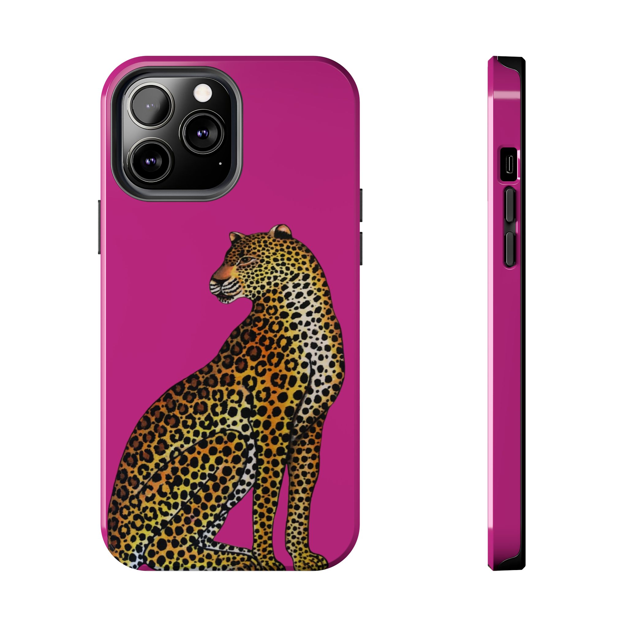 Leopard Phone Case - Fuchsia - Image 41