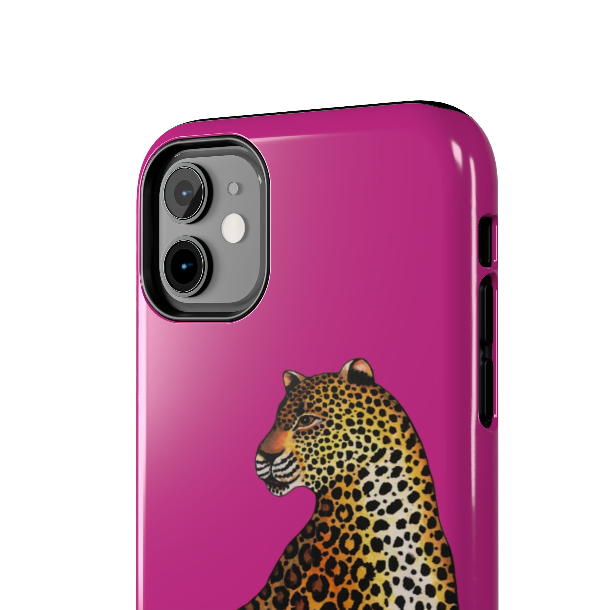 Leopard Phone Case - Fuchsia - Image 4