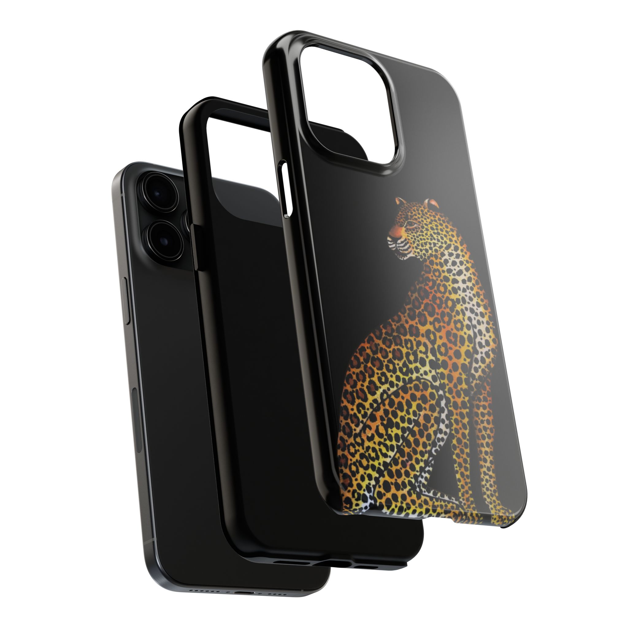 Leopard Phone Case - Black - Image 68