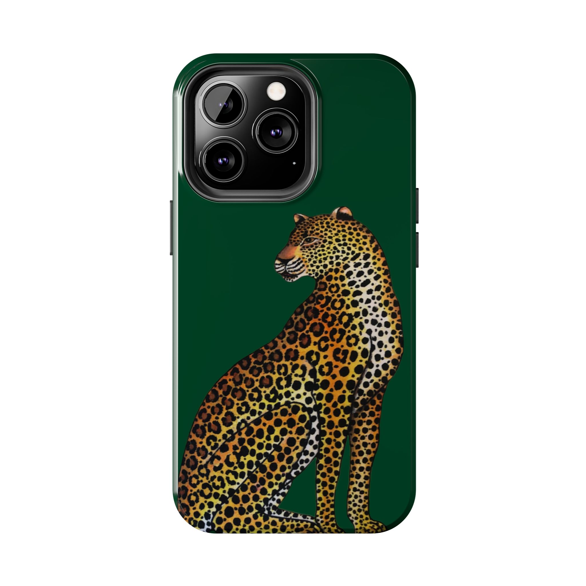 Leopard Phone Case - Racing Green - Image 38