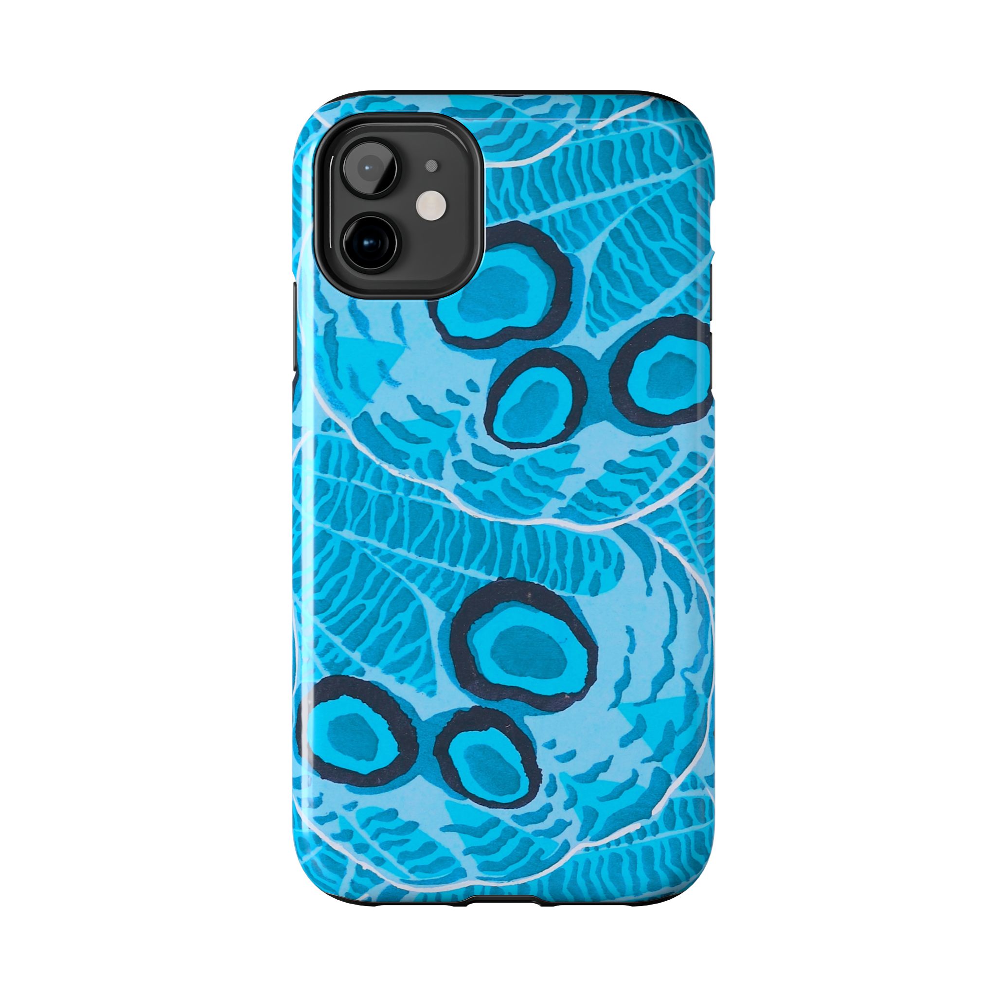 Abstract Spider Web Phone Case - Blue - Image 2