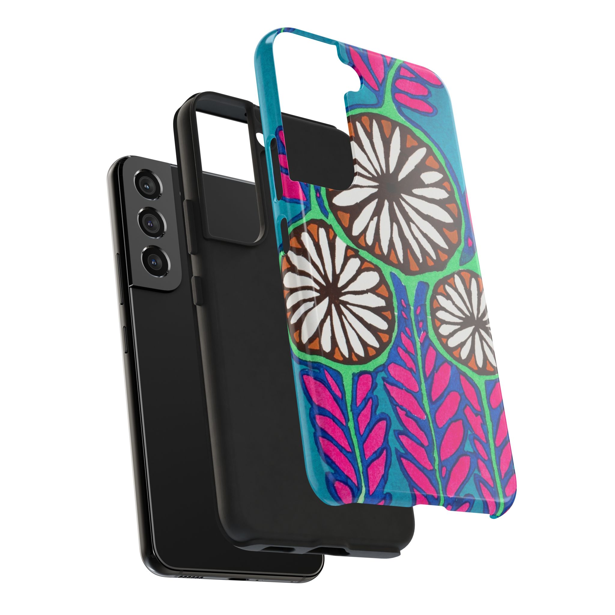 3 Abstract Flowers Phone Case - Image 92