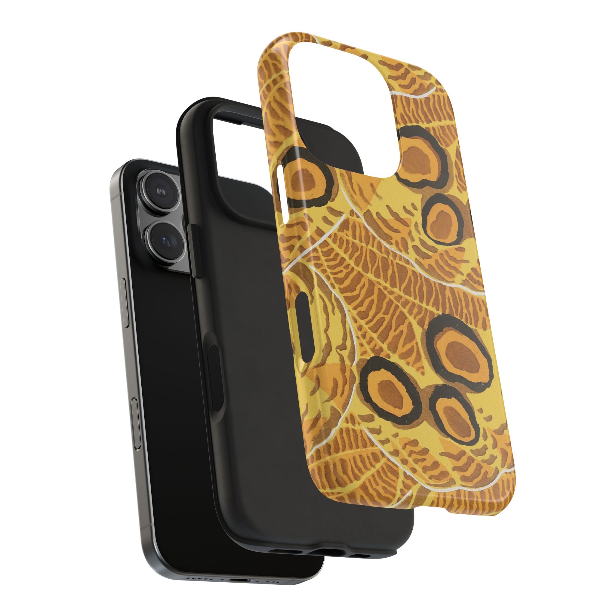 Abstract Spider Web Phone Case - Brown - Image 71