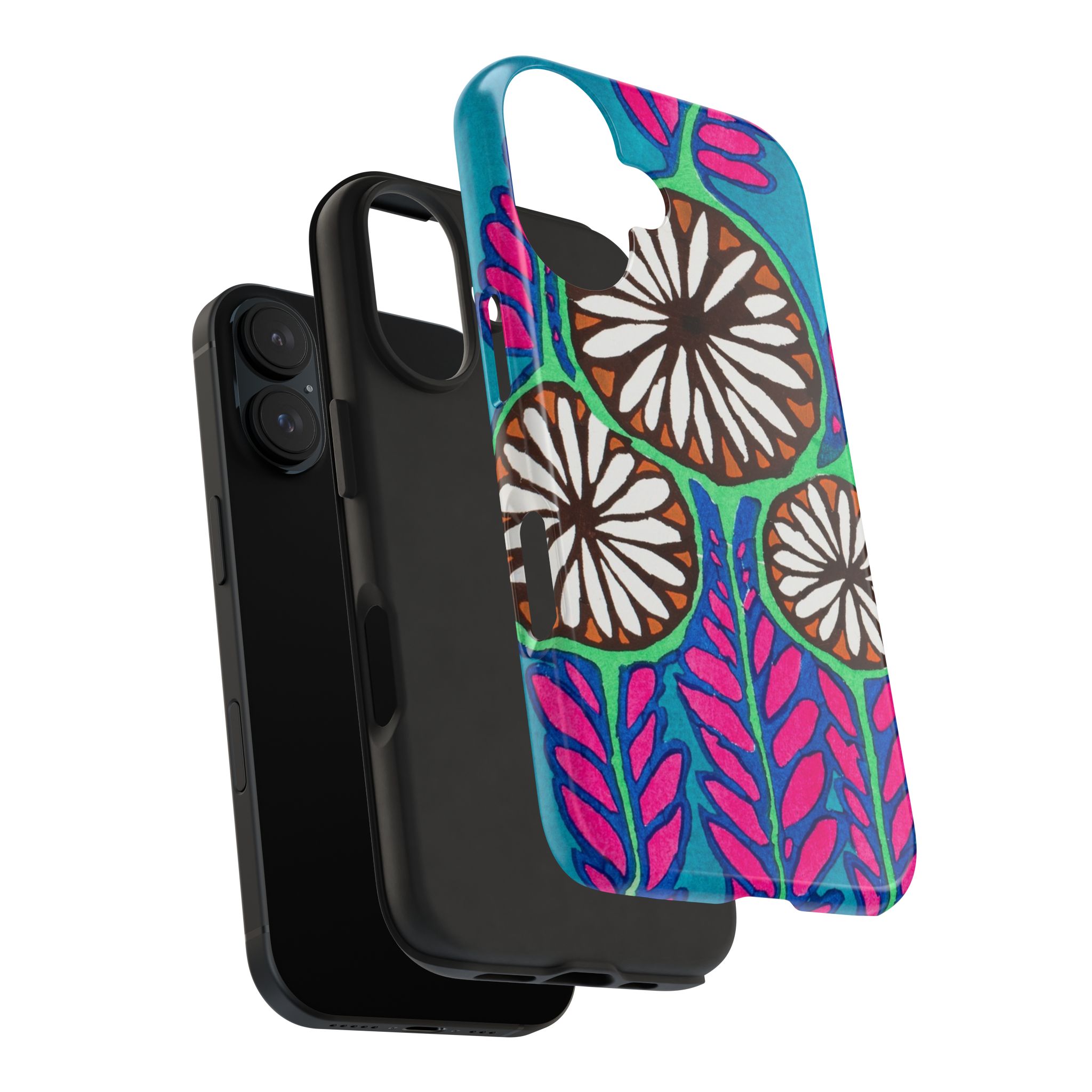 3 Abstract Flowers Phone Case - Image 77