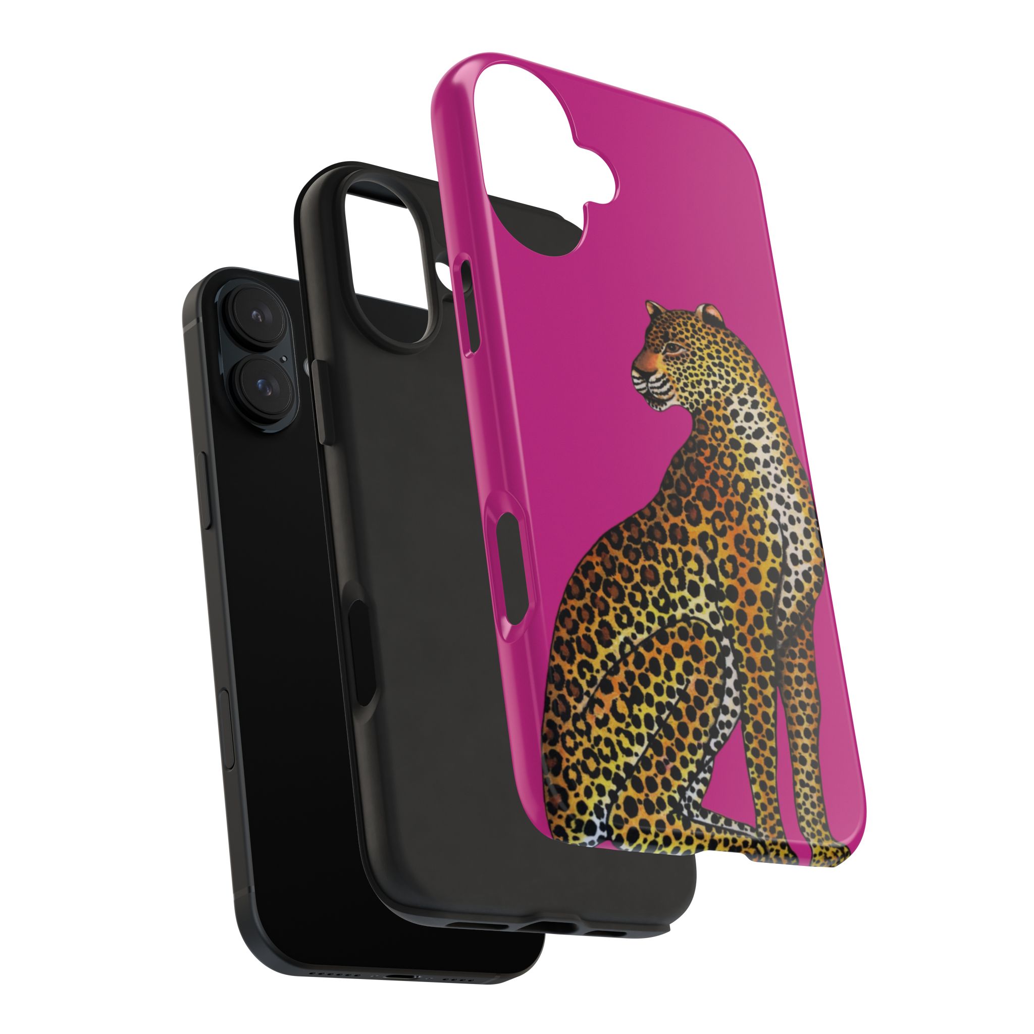 Leopard Phone Case - Fuchsia - Image 96