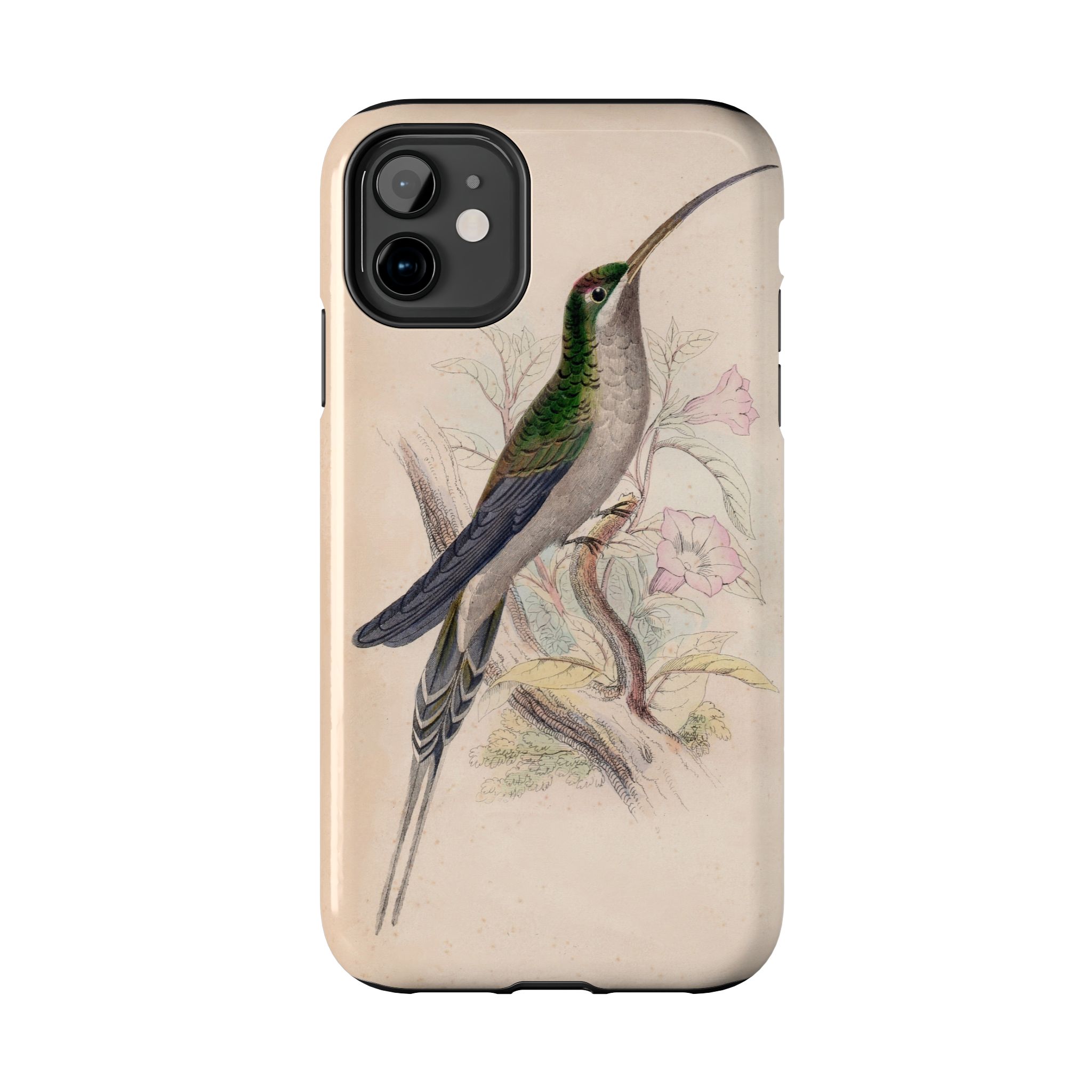 Supercilious Hummingbird Phone Case - Image 2