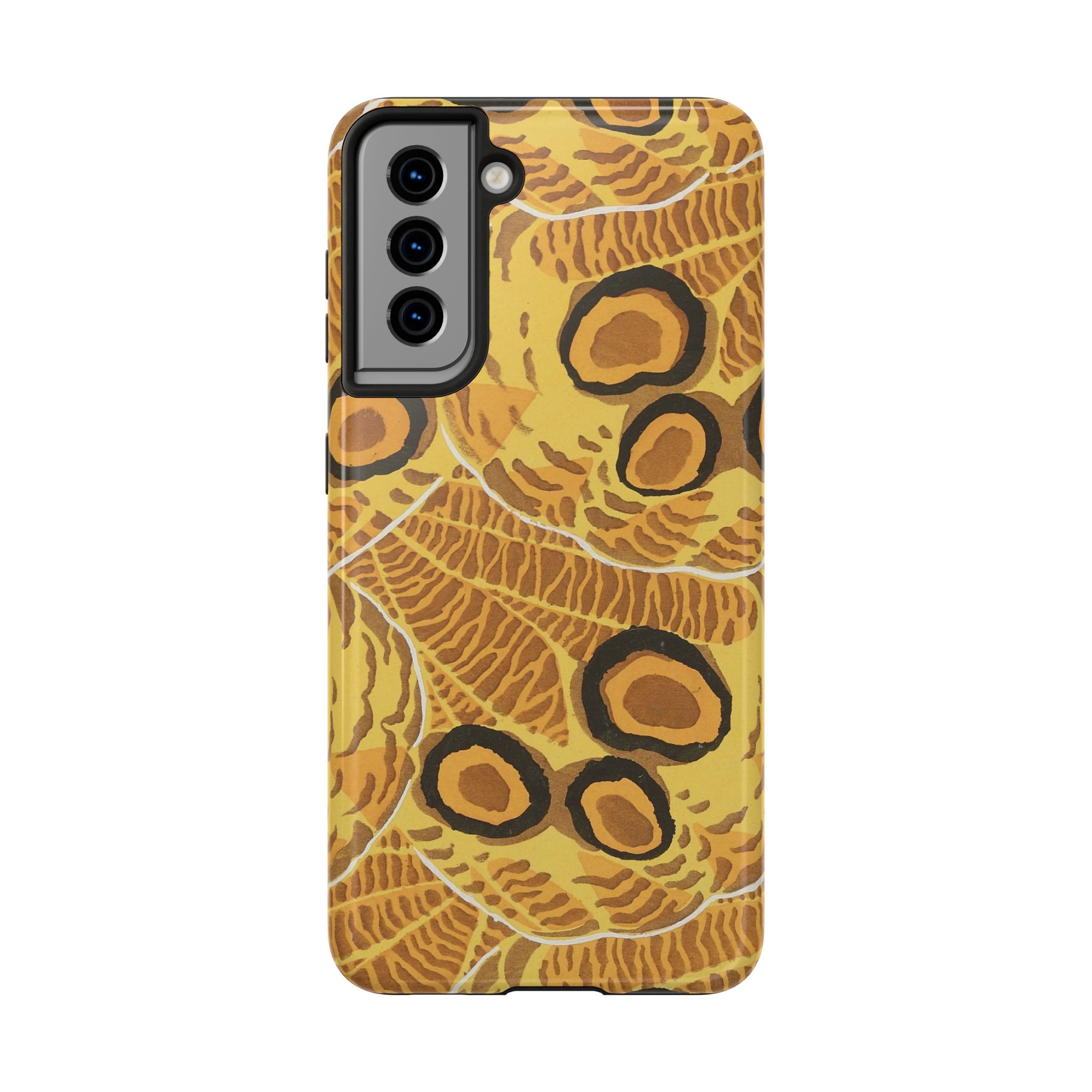Abstract Spider Web Phone Case - Brown - Image 93