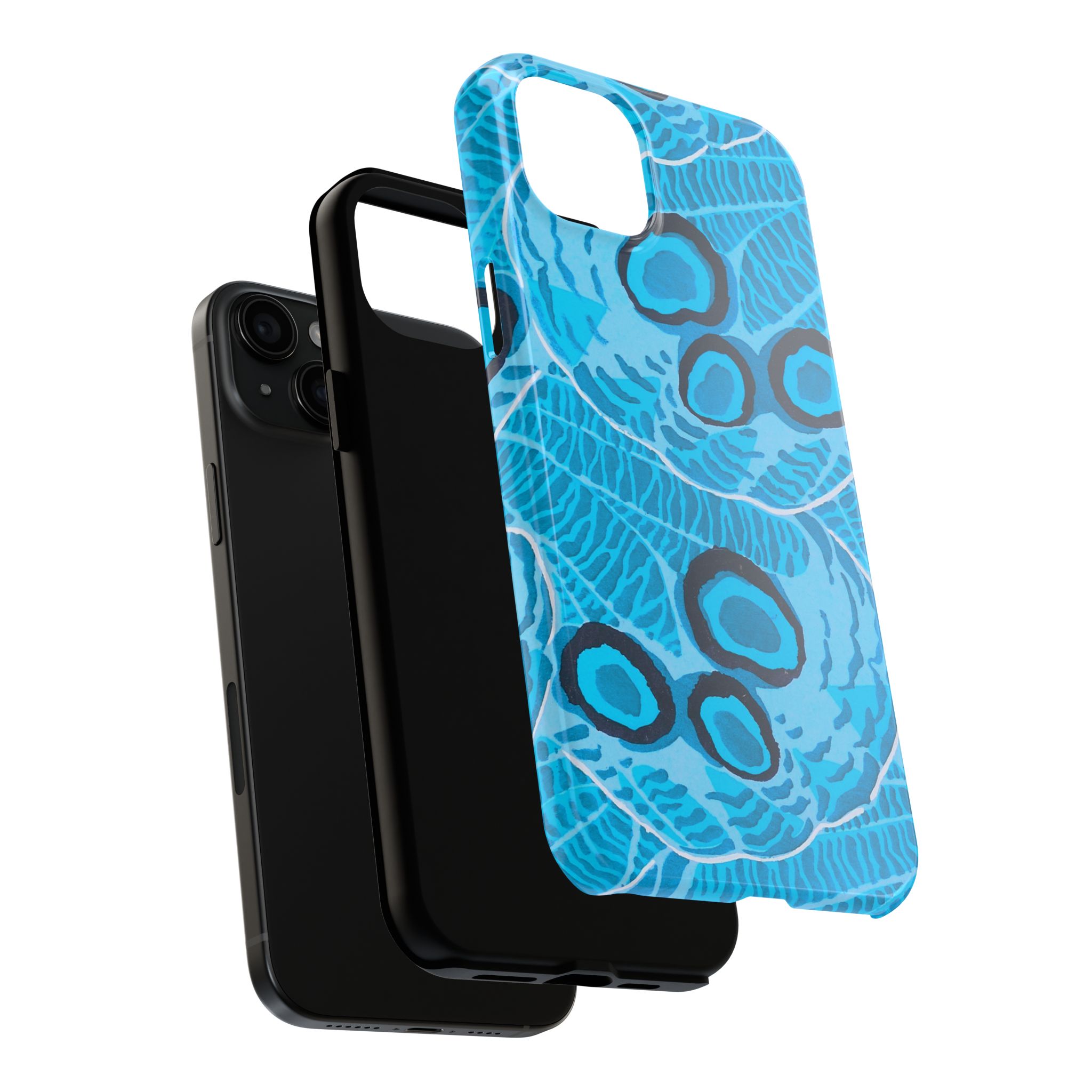Abstract Spider Web Phone Case - Blue - Image 64
