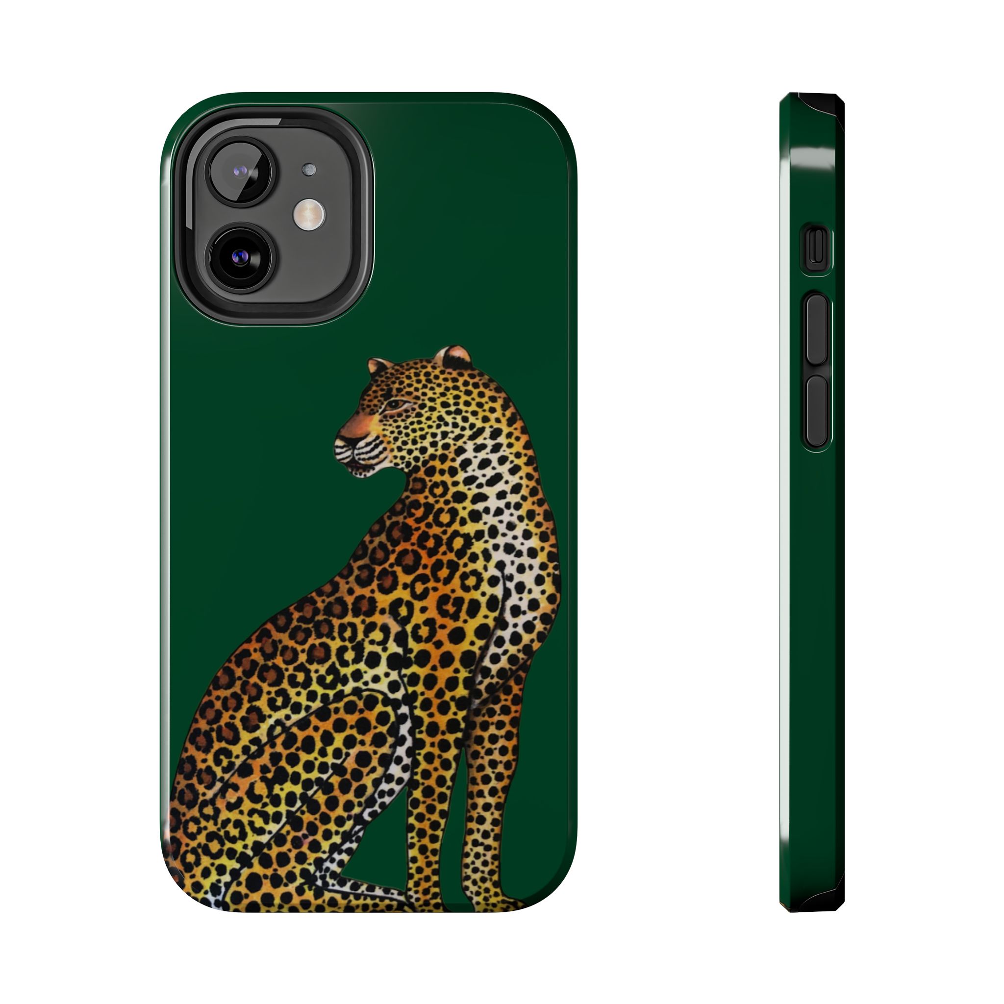 Leopard Phone Case - Racing Green - Image 17