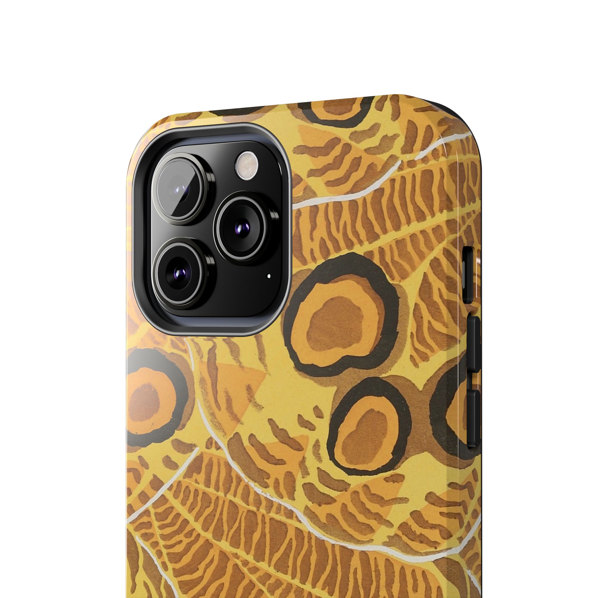 Abstract Spider Web Phone Case - Brown - Image 44