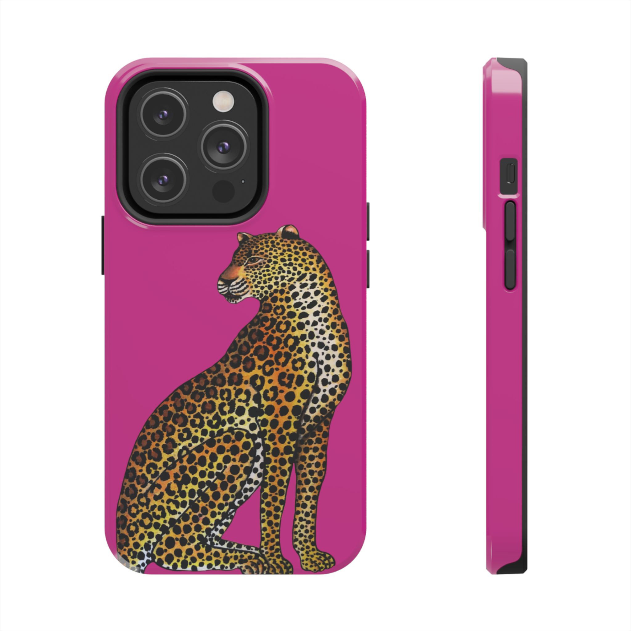 Leopard Phone Case - Fuchsia - Image 47