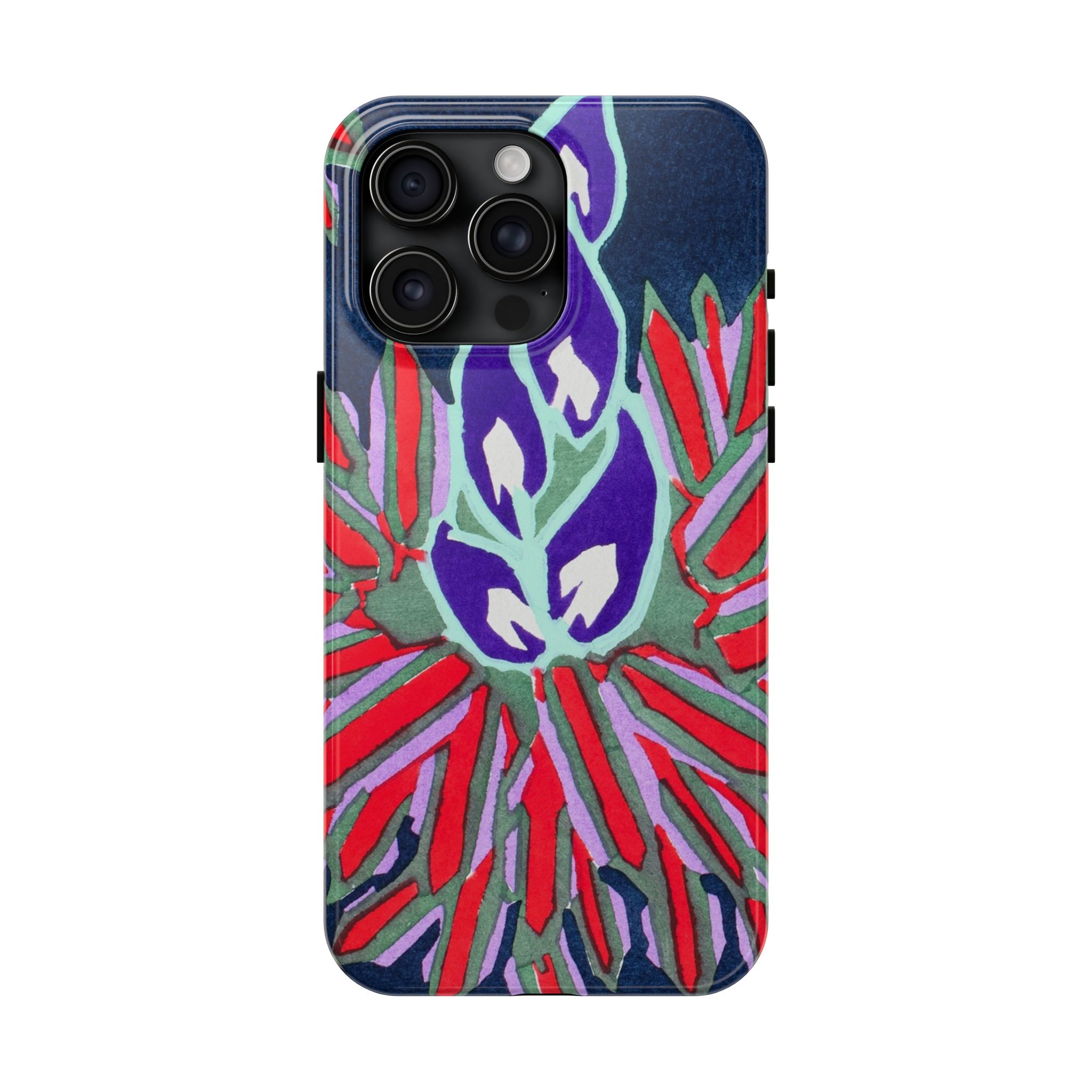 Red & Pink Abstract Phone Case - Image 65