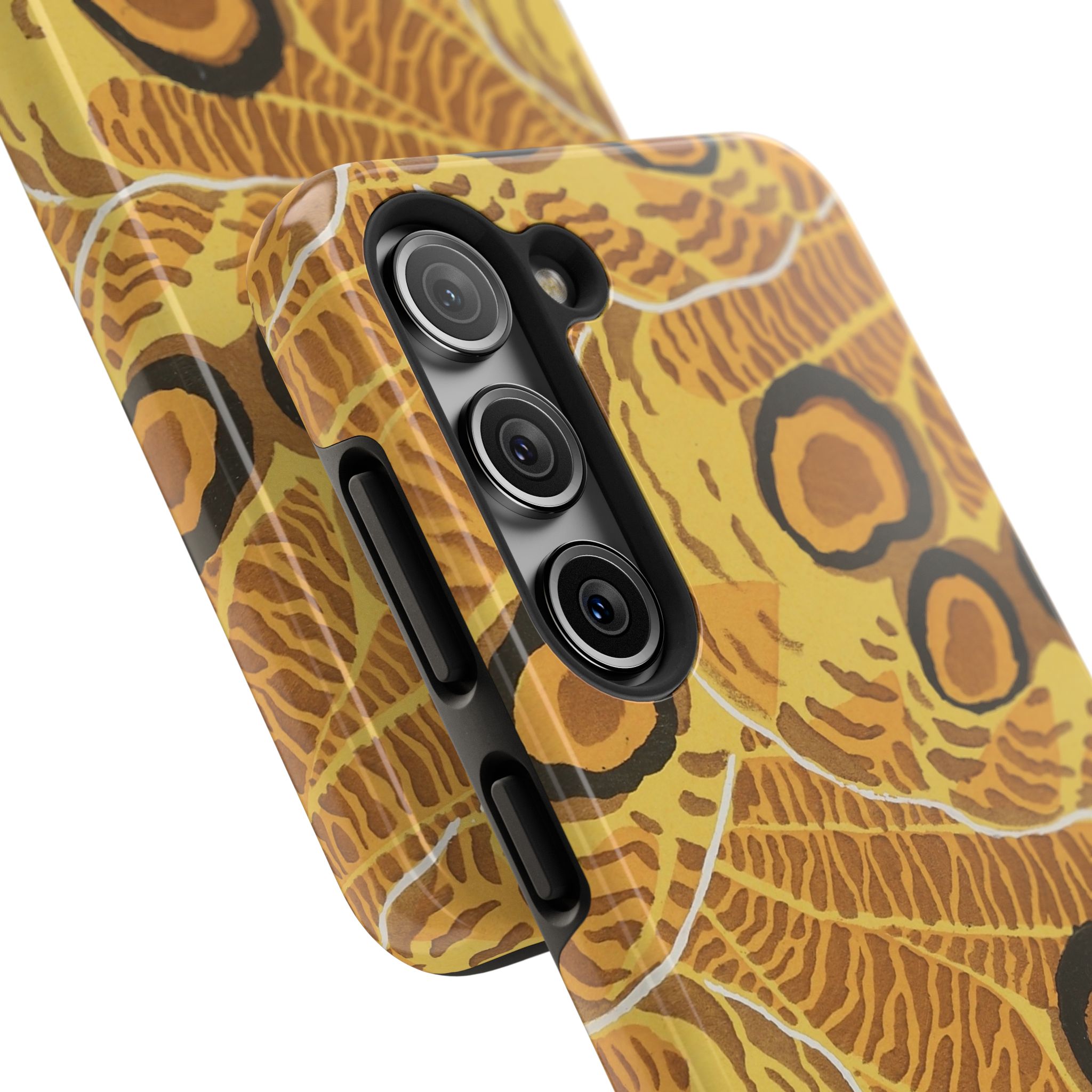 Abstract Spider Web Phone Case - Brown - Image 86