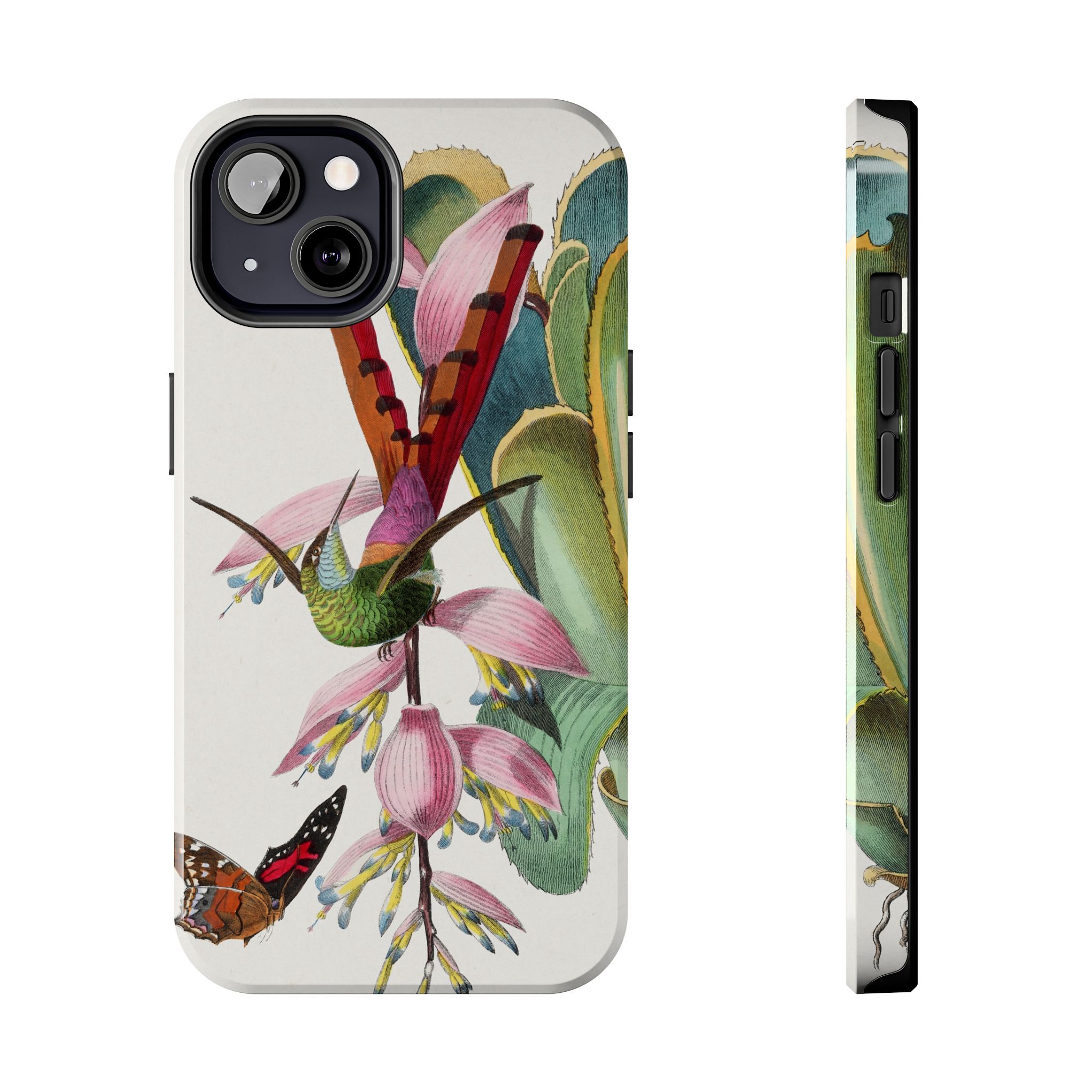 Hummingbird and Butterfly Phone Case - Image 29