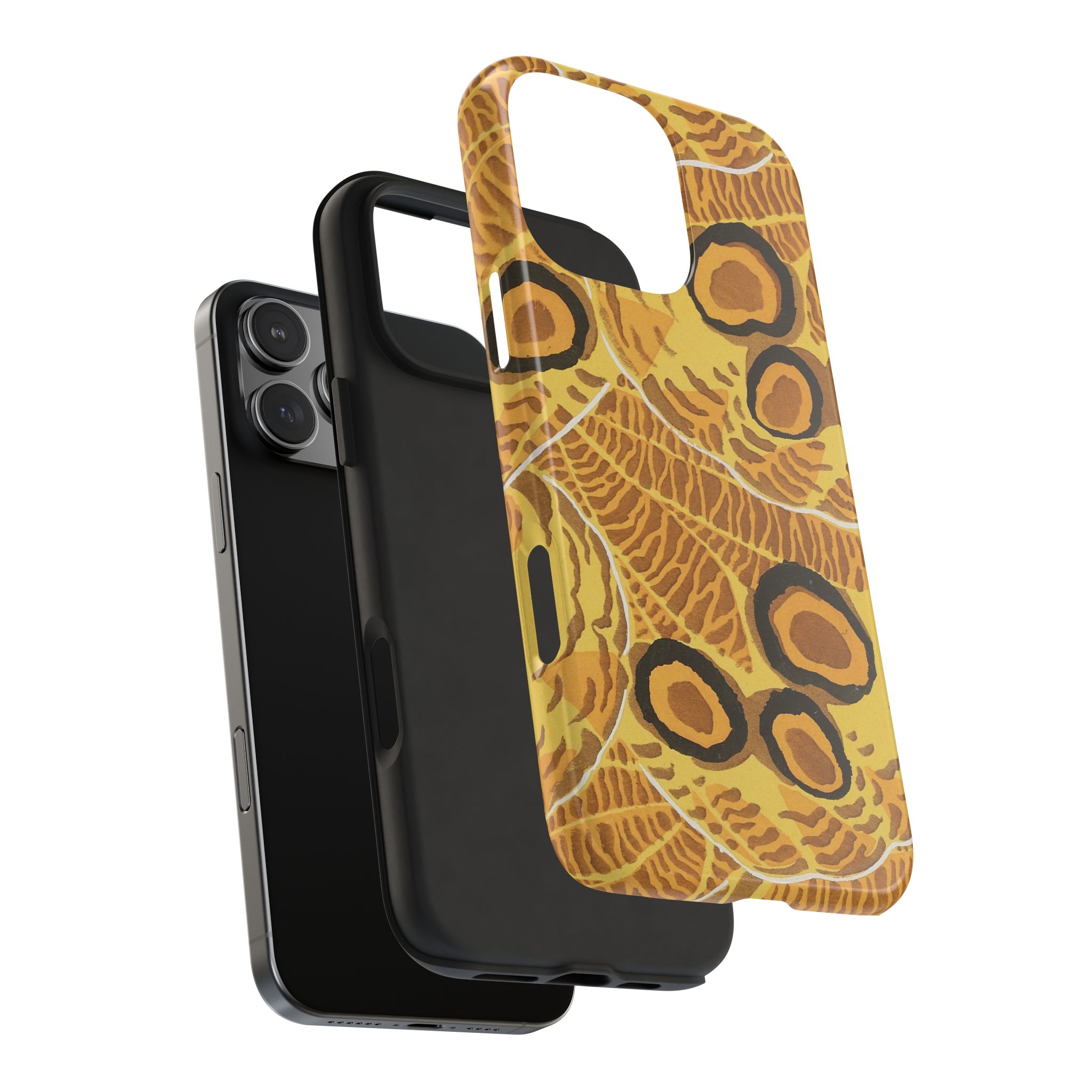 Abstract Spider Web Phone Case - Brown - Image 74