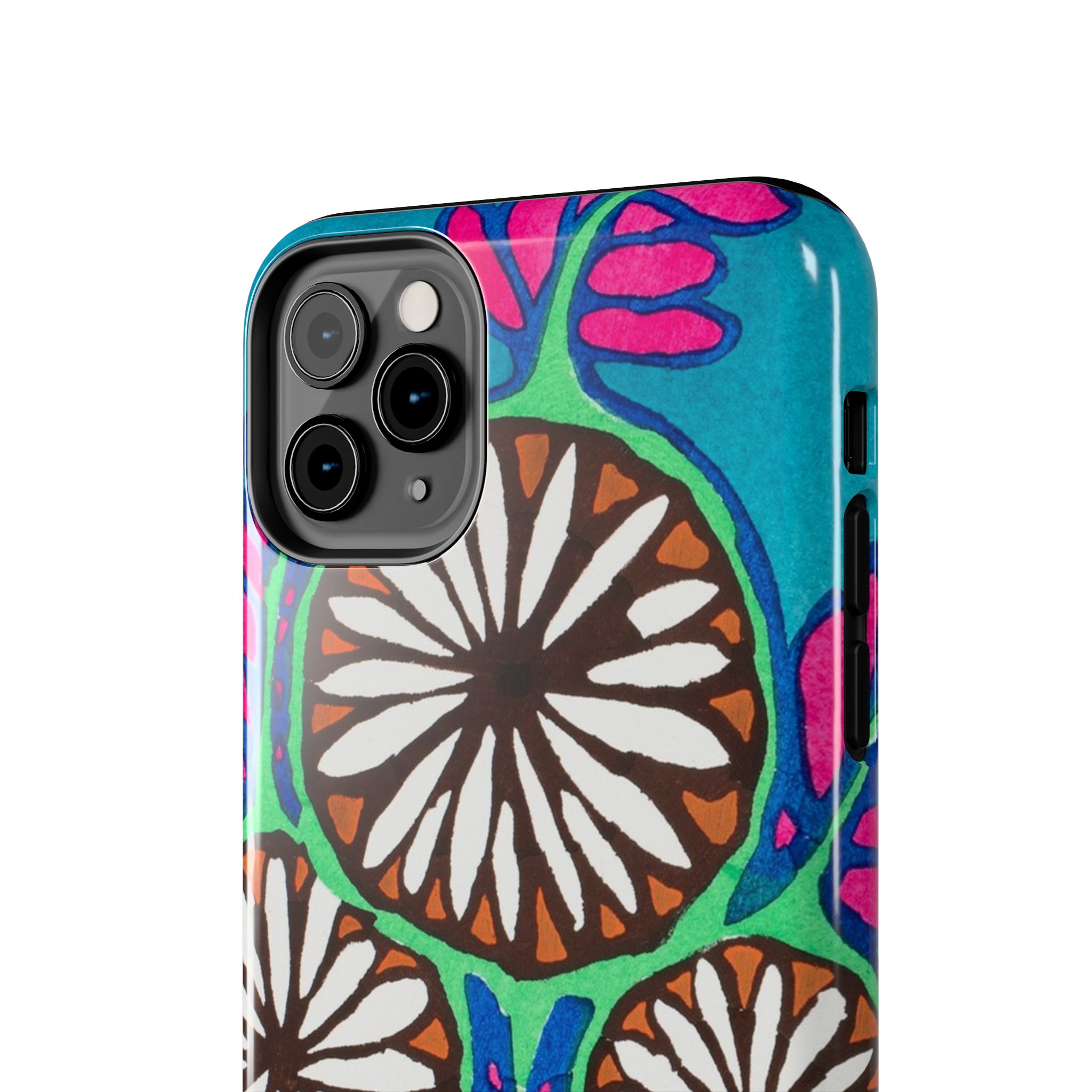 3 Abstract Flowers Phone Case - Image 12
