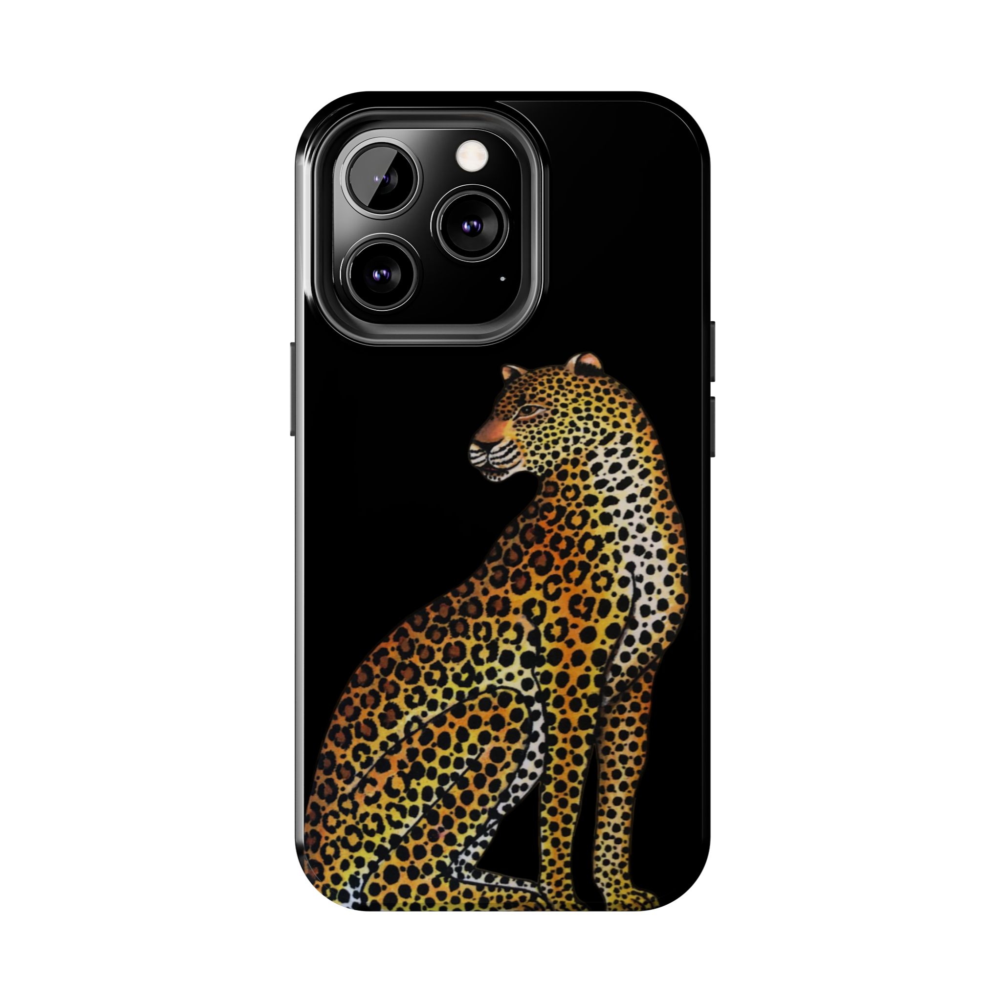 Leopard Phone Case - Black - Image 38