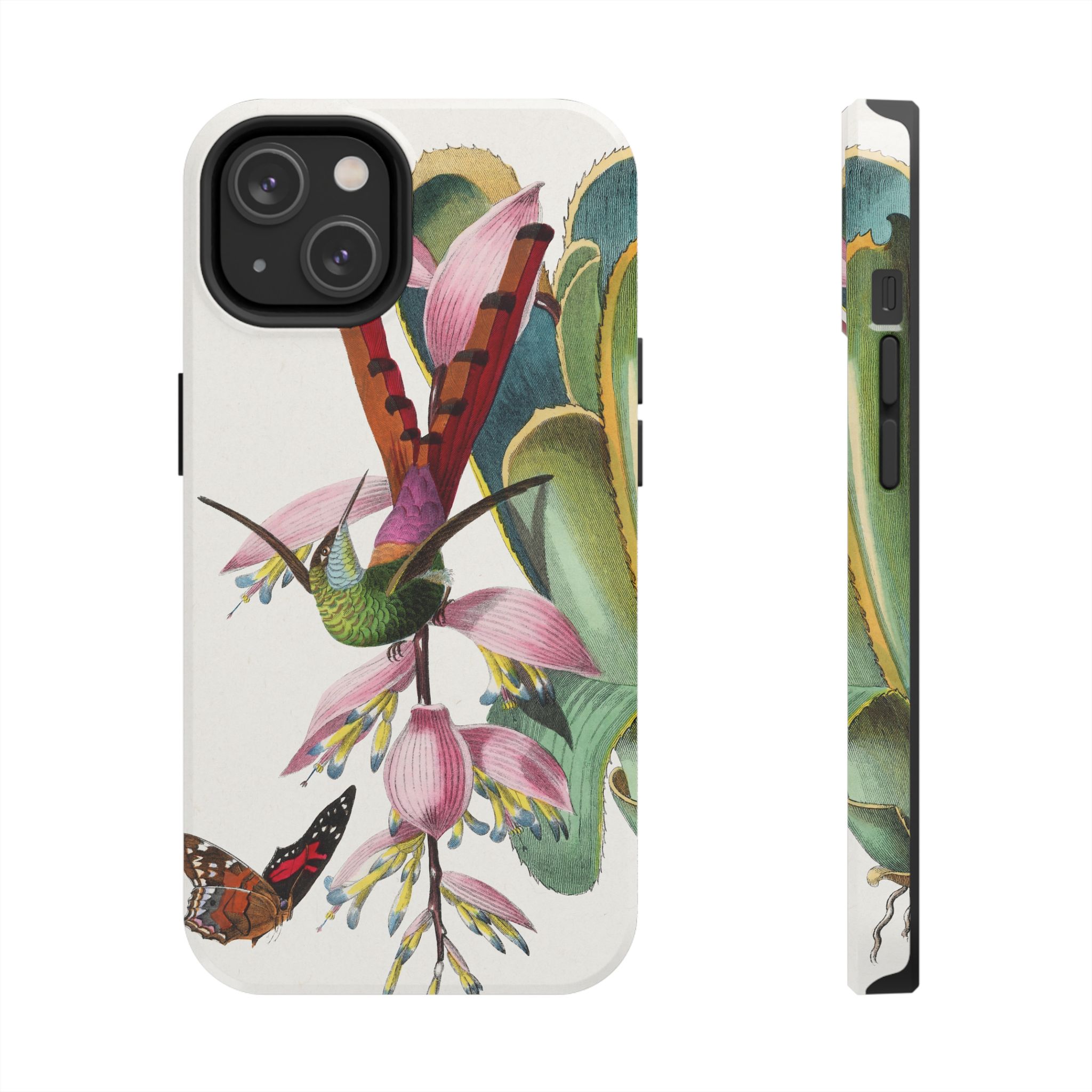 Hummingbird and Butterfly Phone Case - Image 45