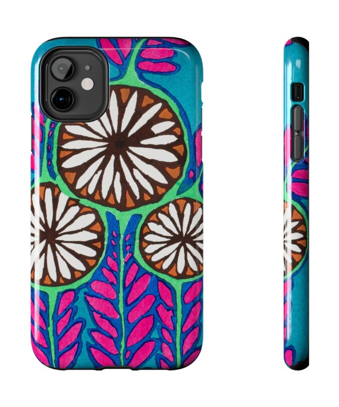 3 Abstract Flowers Phone Case