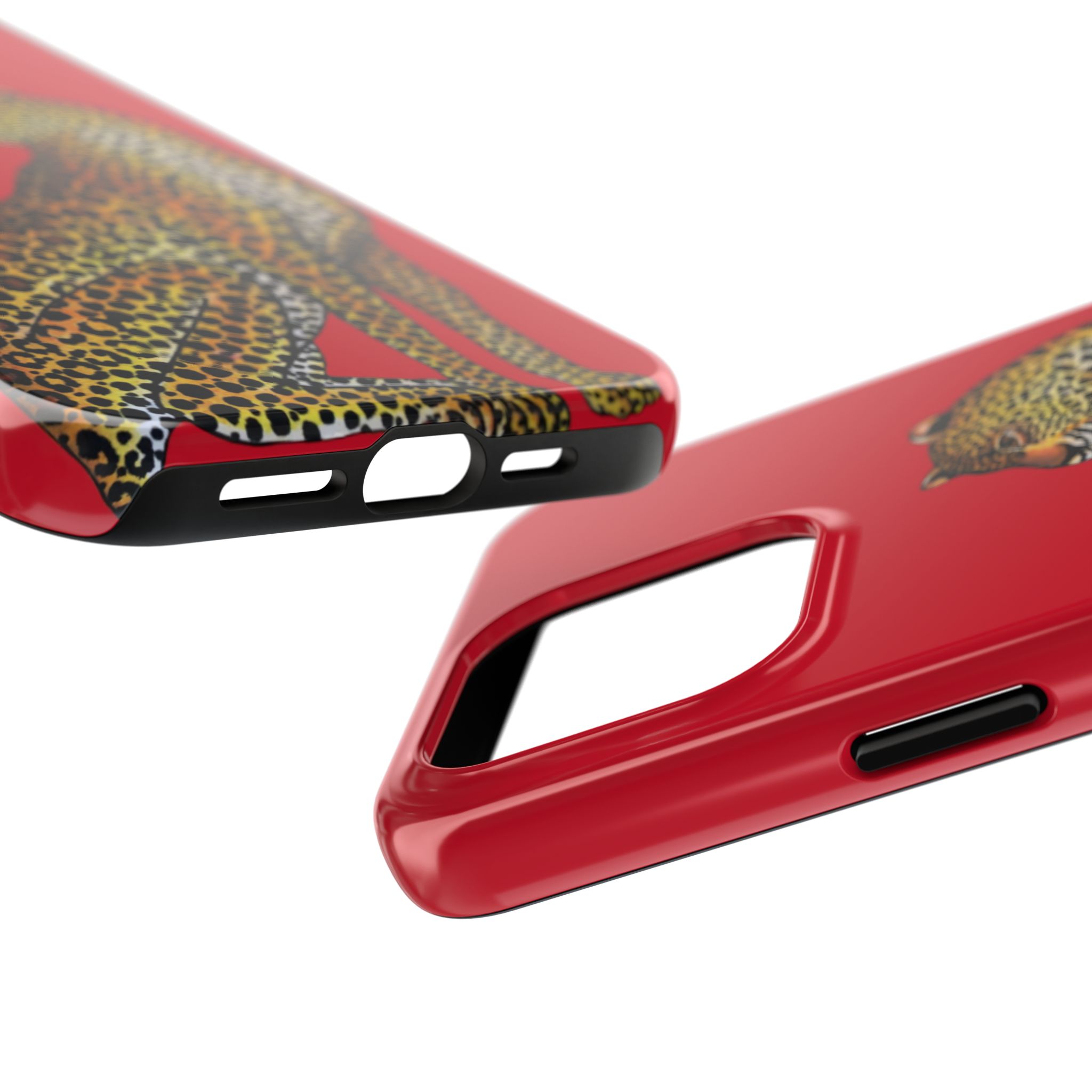 Leopard Phone Case - Red - Image 67