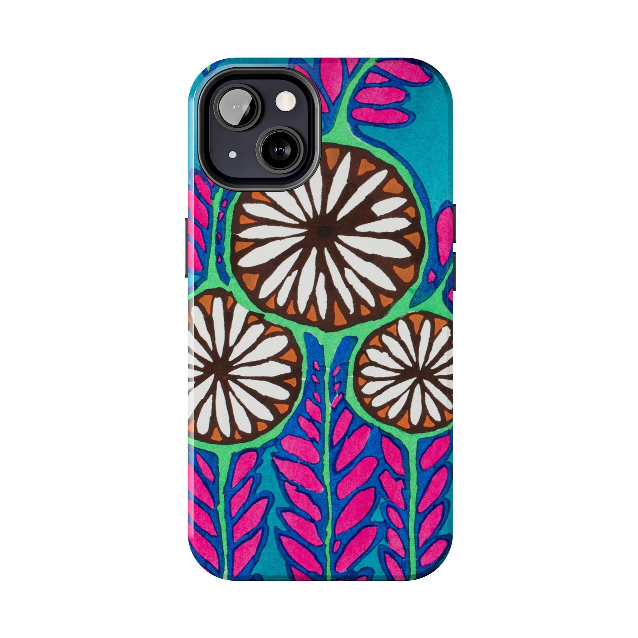 3 Abstract Flowers Phone Case - Image 30