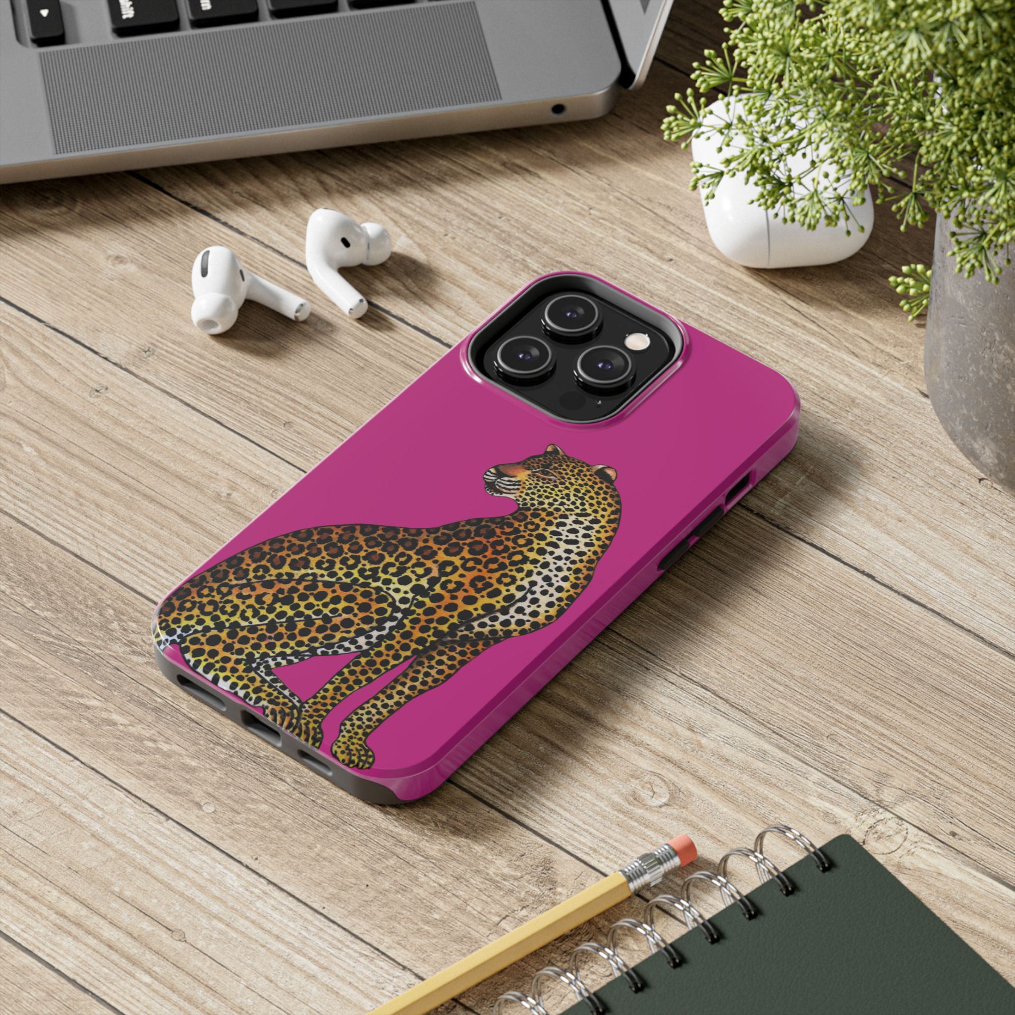 Leopard Phone Case - Fuchsia - Image 50