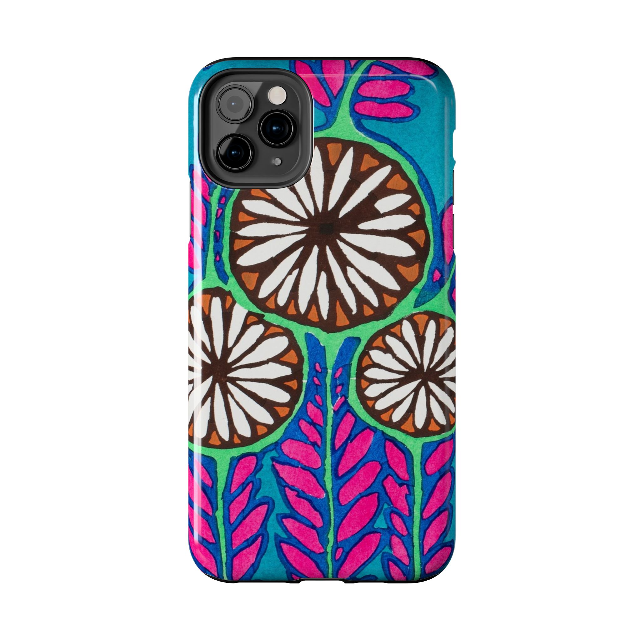 3 Abstract Flowers Phone Case - Image 10
