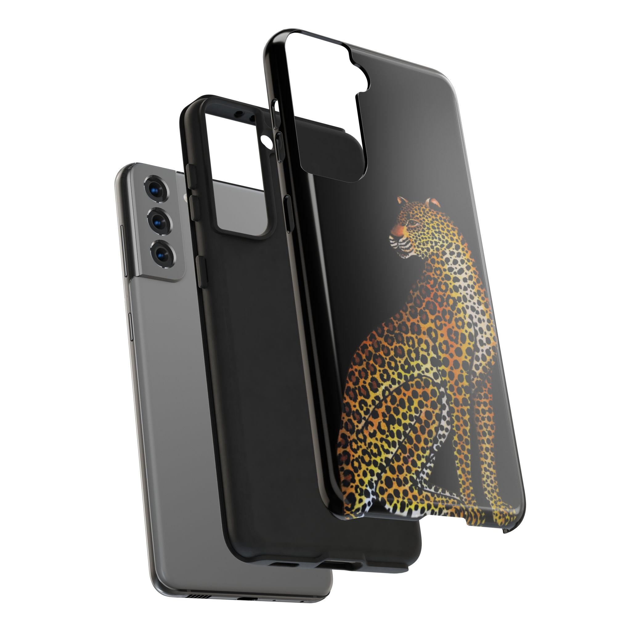 Leopard Phone Case - Black - Image 84