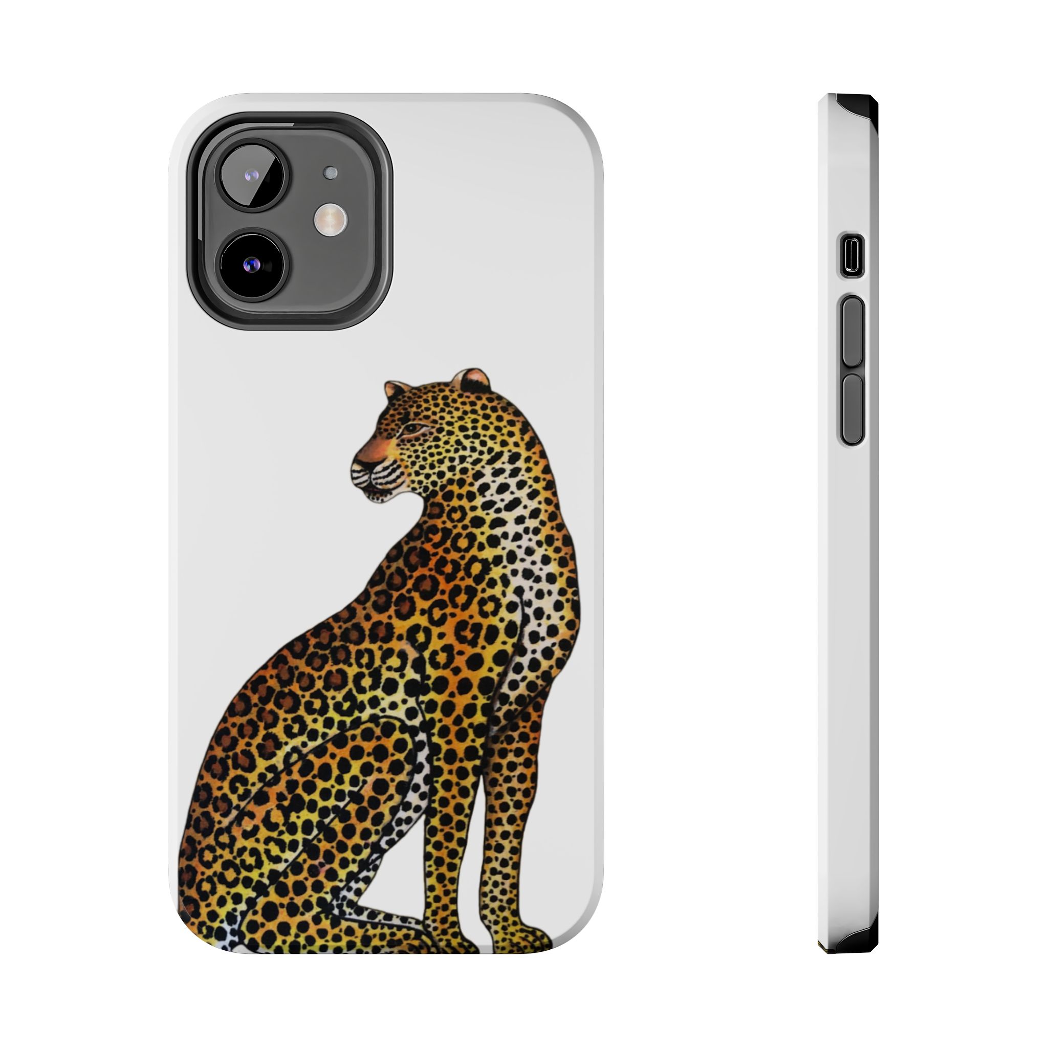 Leopard Phone Case - White - Image 13