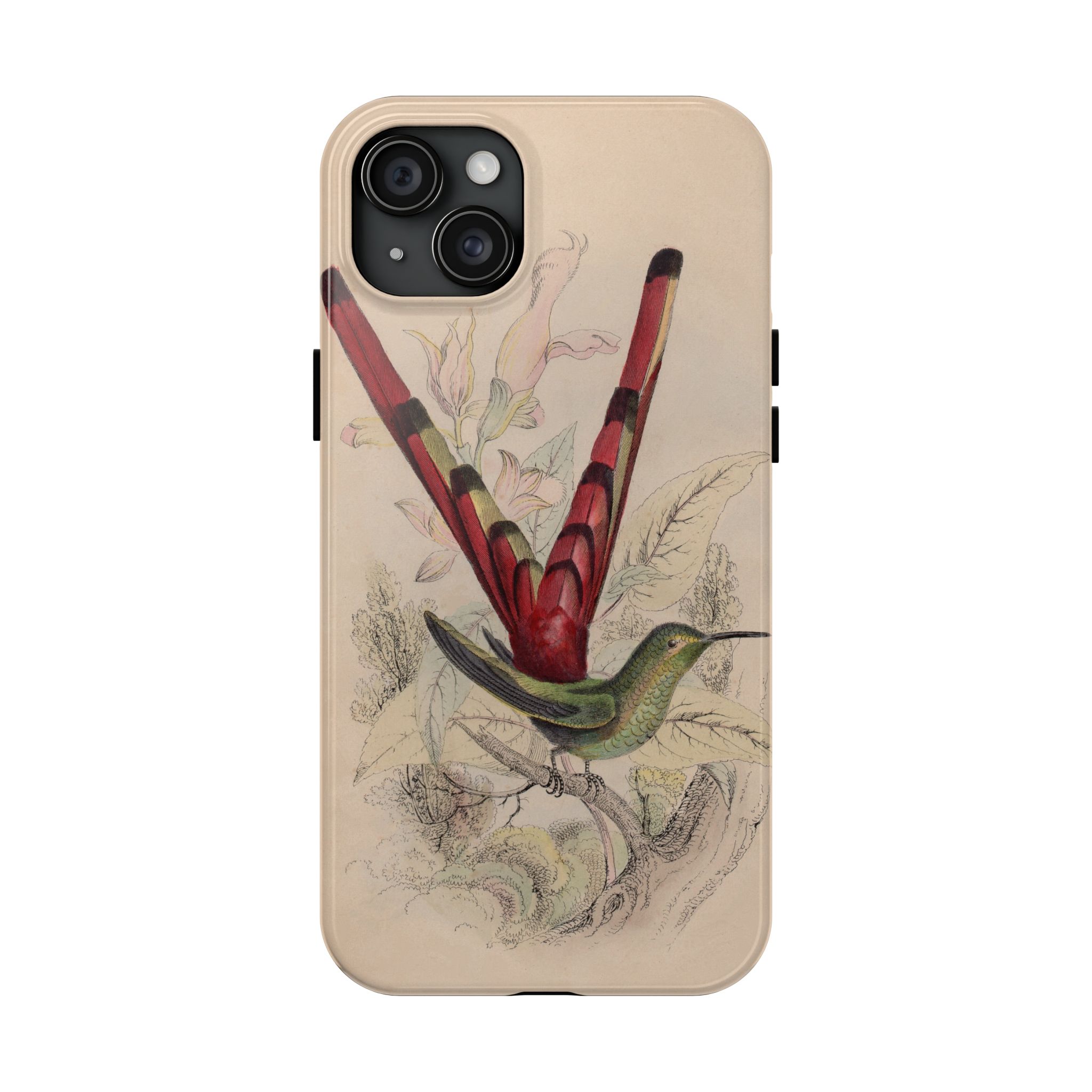 Red Tailed Hummingbird Phone Case - Image 55