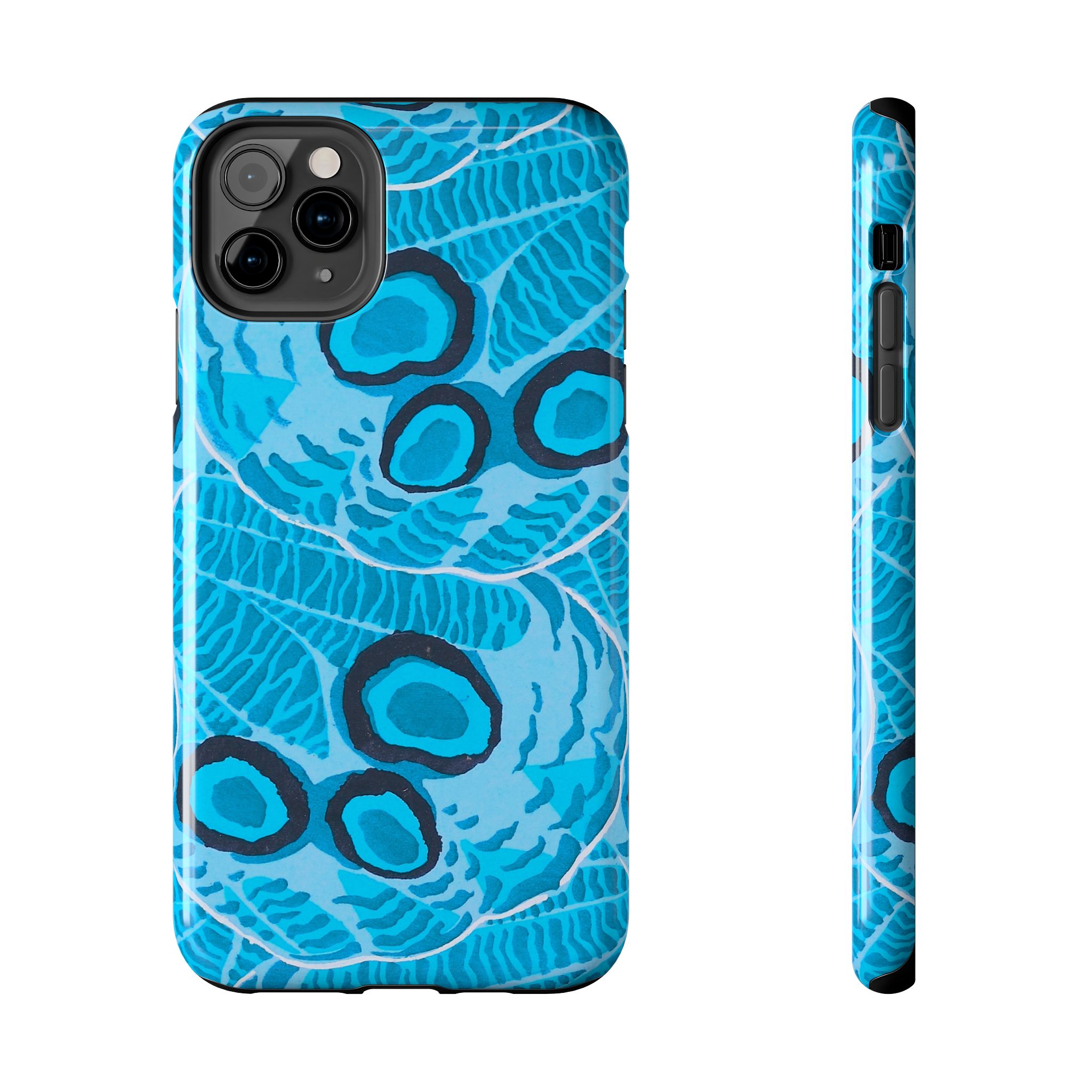 Abstract Spider Web Phone Case - Blue - Image 9