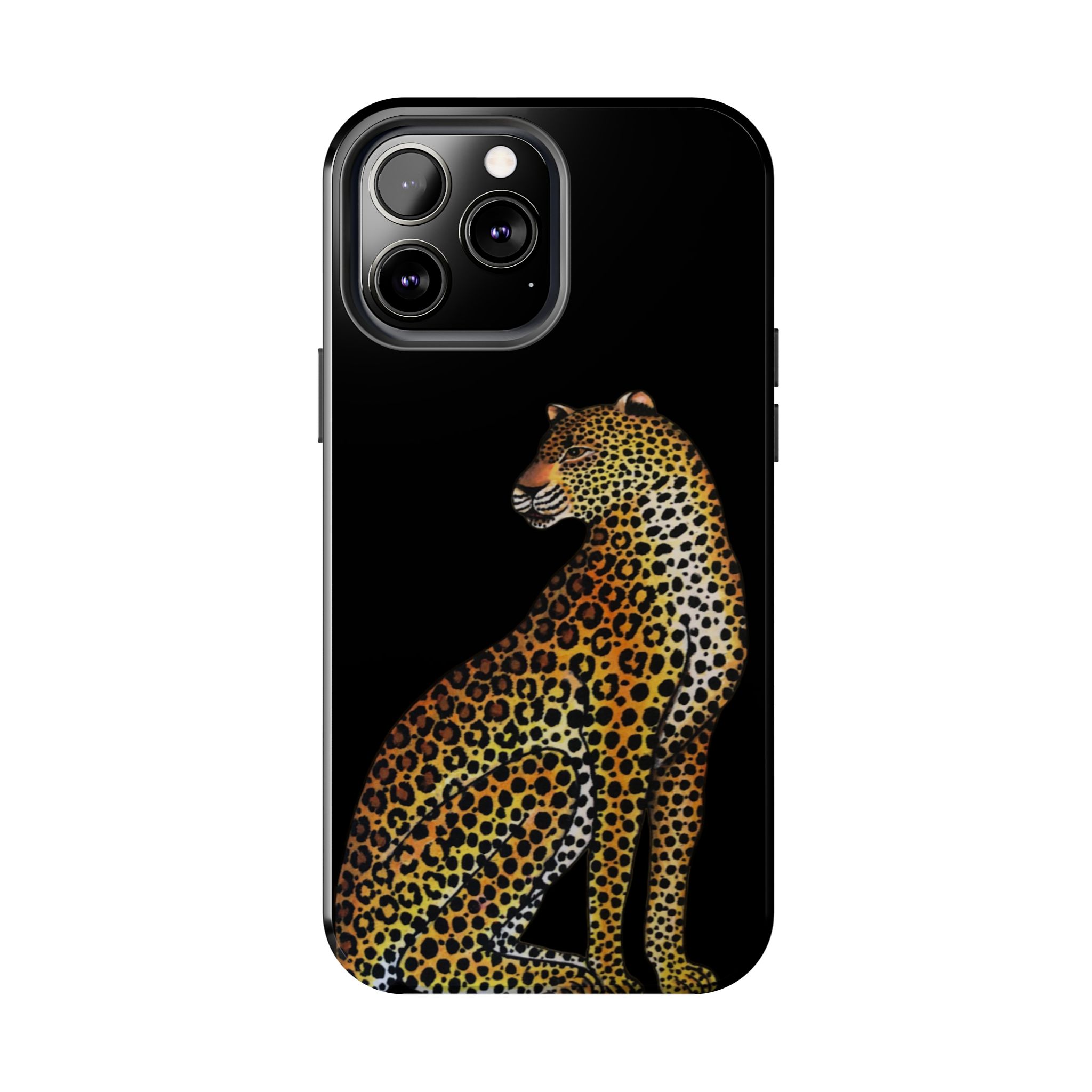 Leopard Phone Case - Black - Image 42