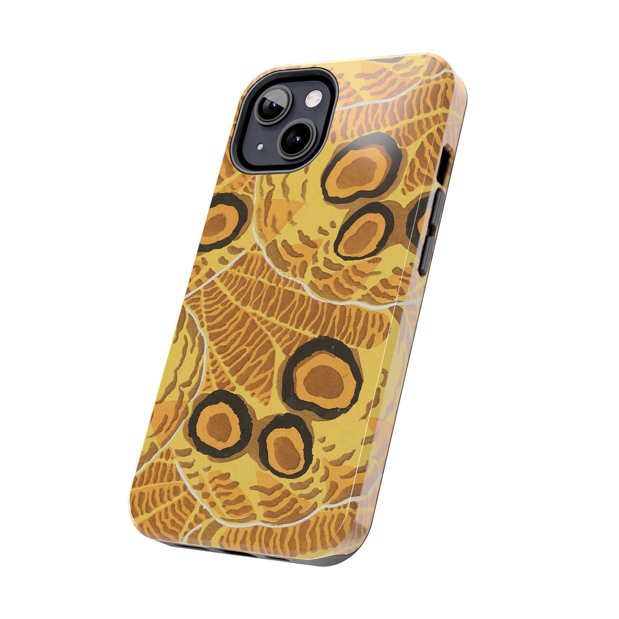 Abstract Spider Web Phone Case - Brown - Image 31