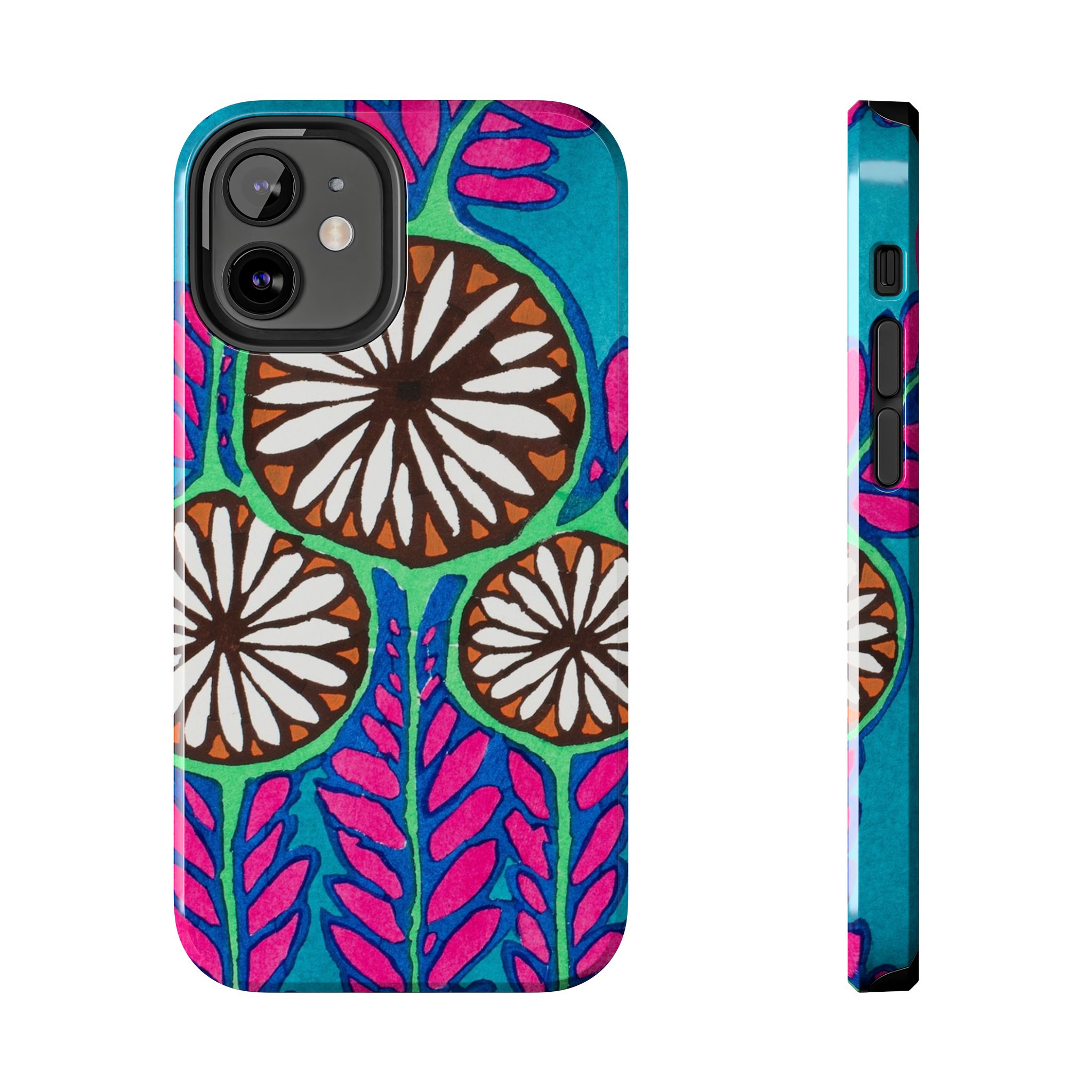 3 Abstract Flowers Phone Case - Image 17