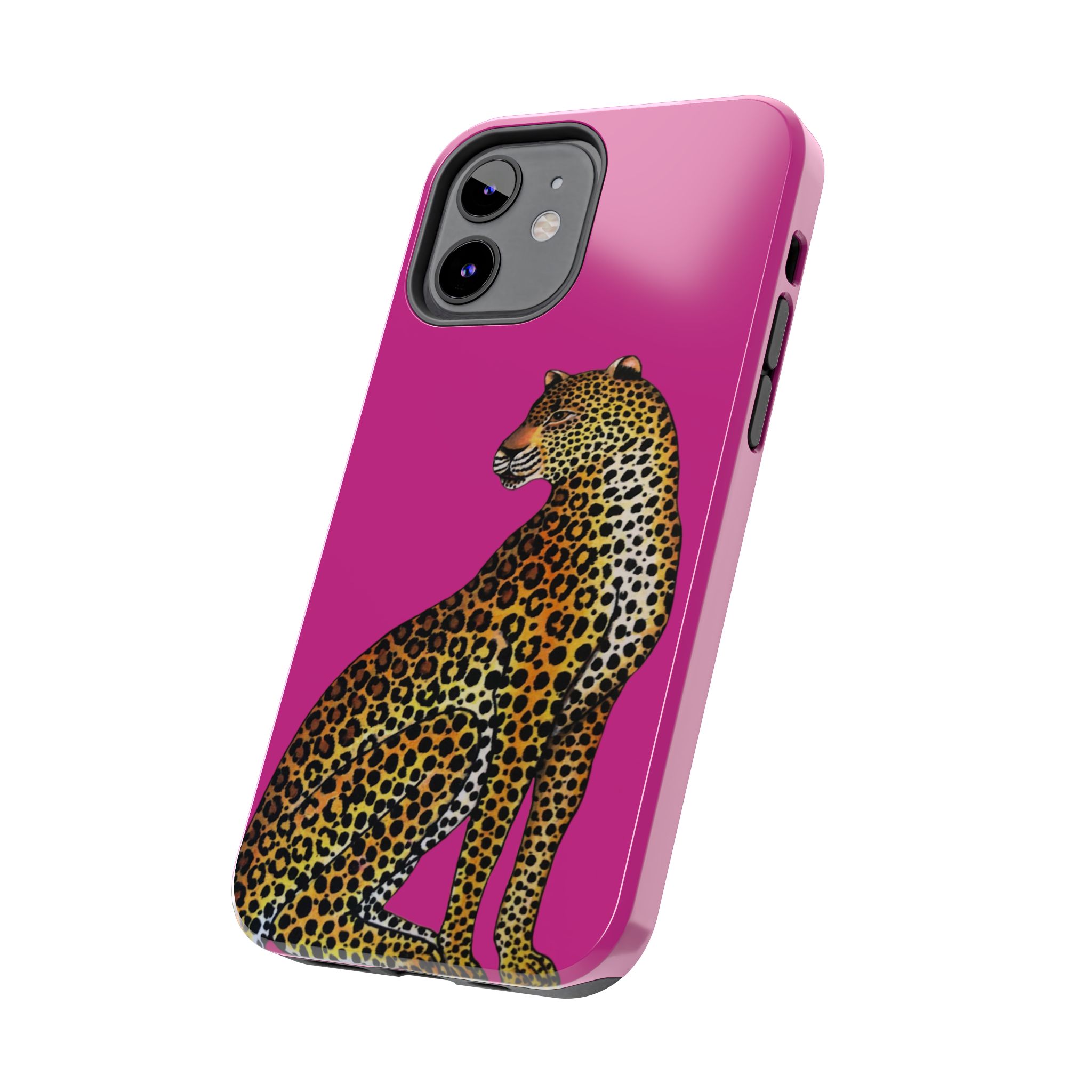 Leopard Phone Case - Fuchsia - Image 15