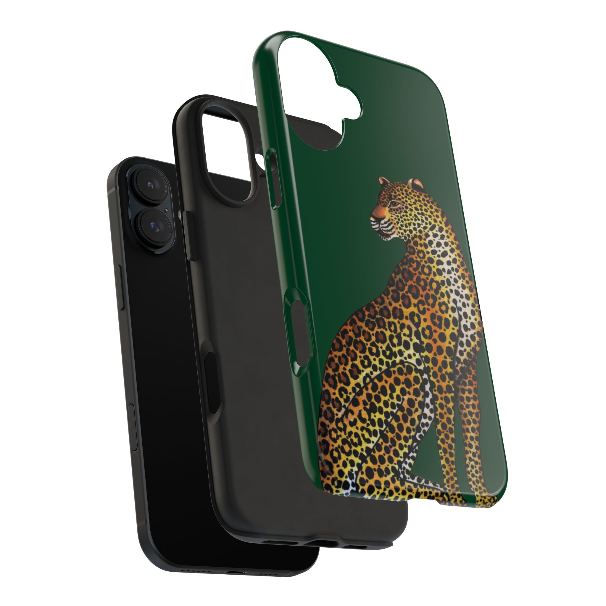 Leopard Phone Case - Racing Green - Image 96