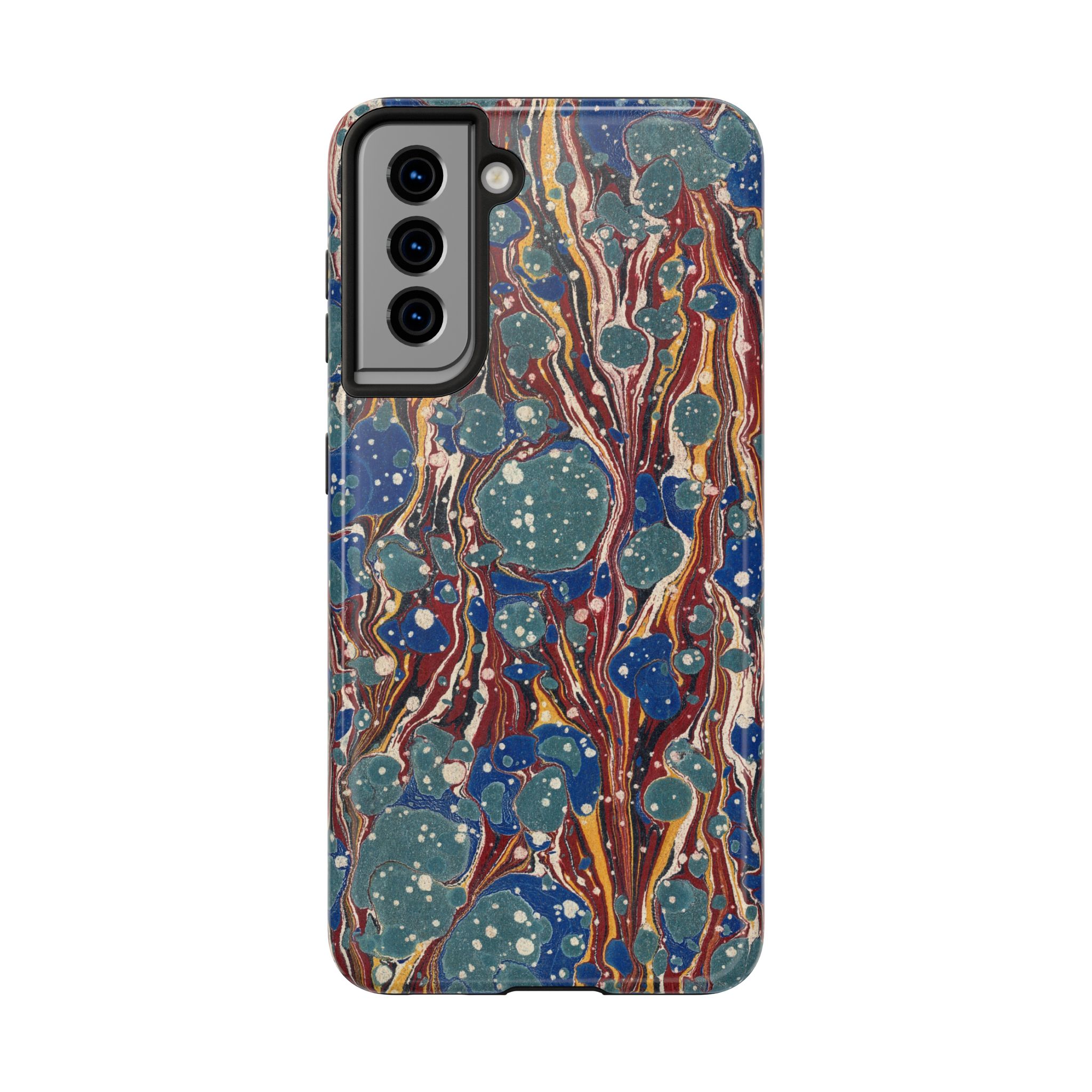 Marbled Phone Case - Dusty Blue & Rust - Image 93