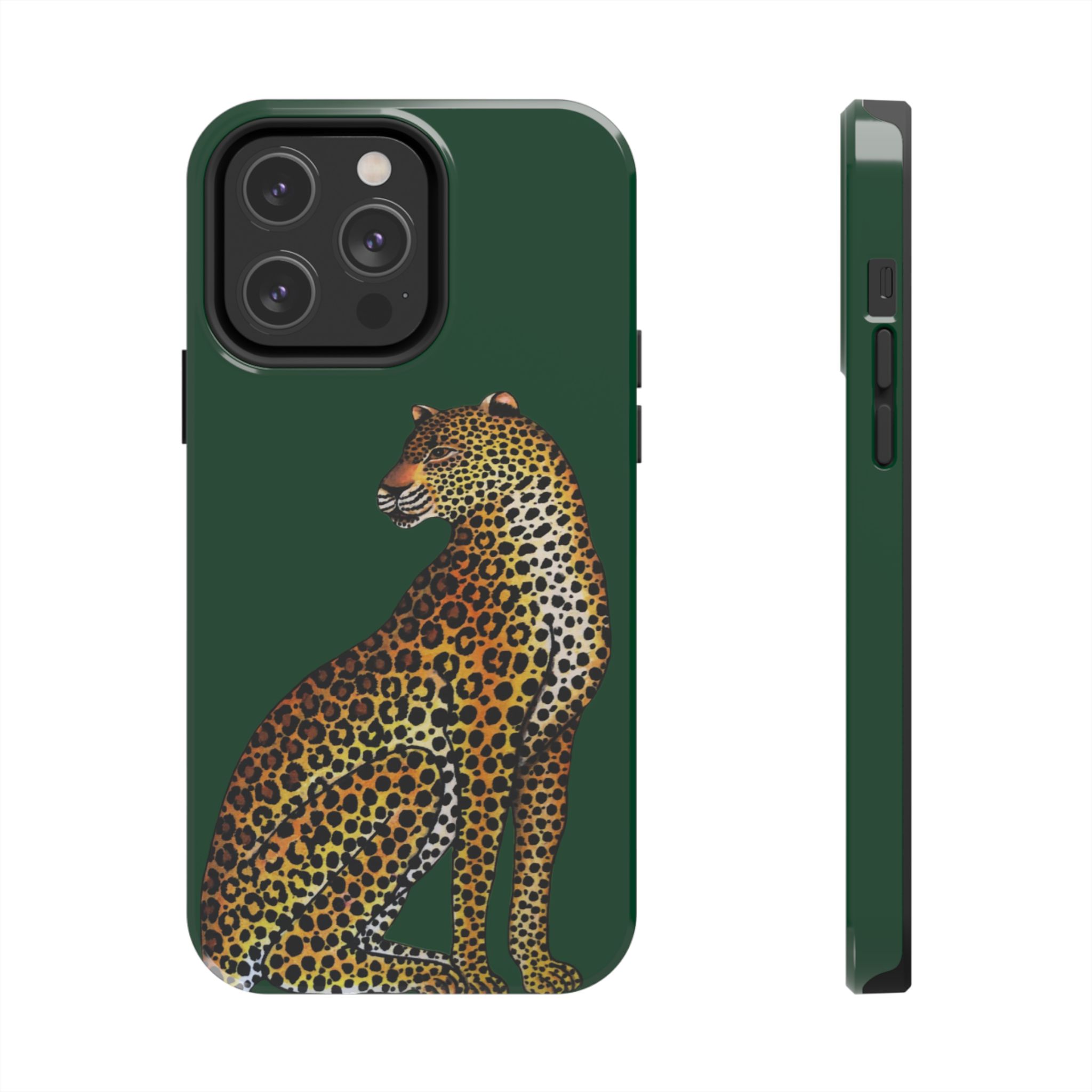 Leopard Phone Case - Racing Green - Image 49