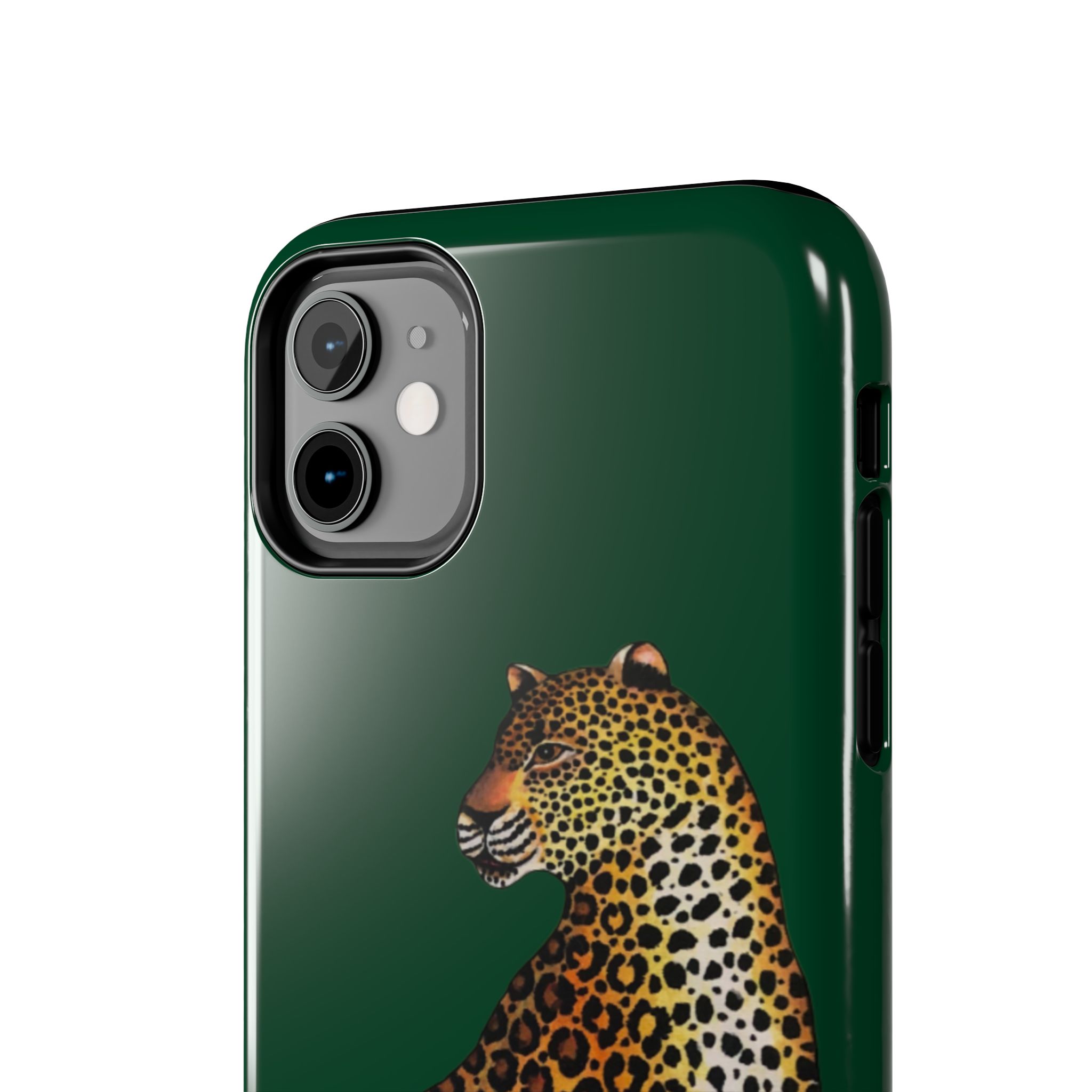 Leopard Phone Case - Racing Green - Image 4