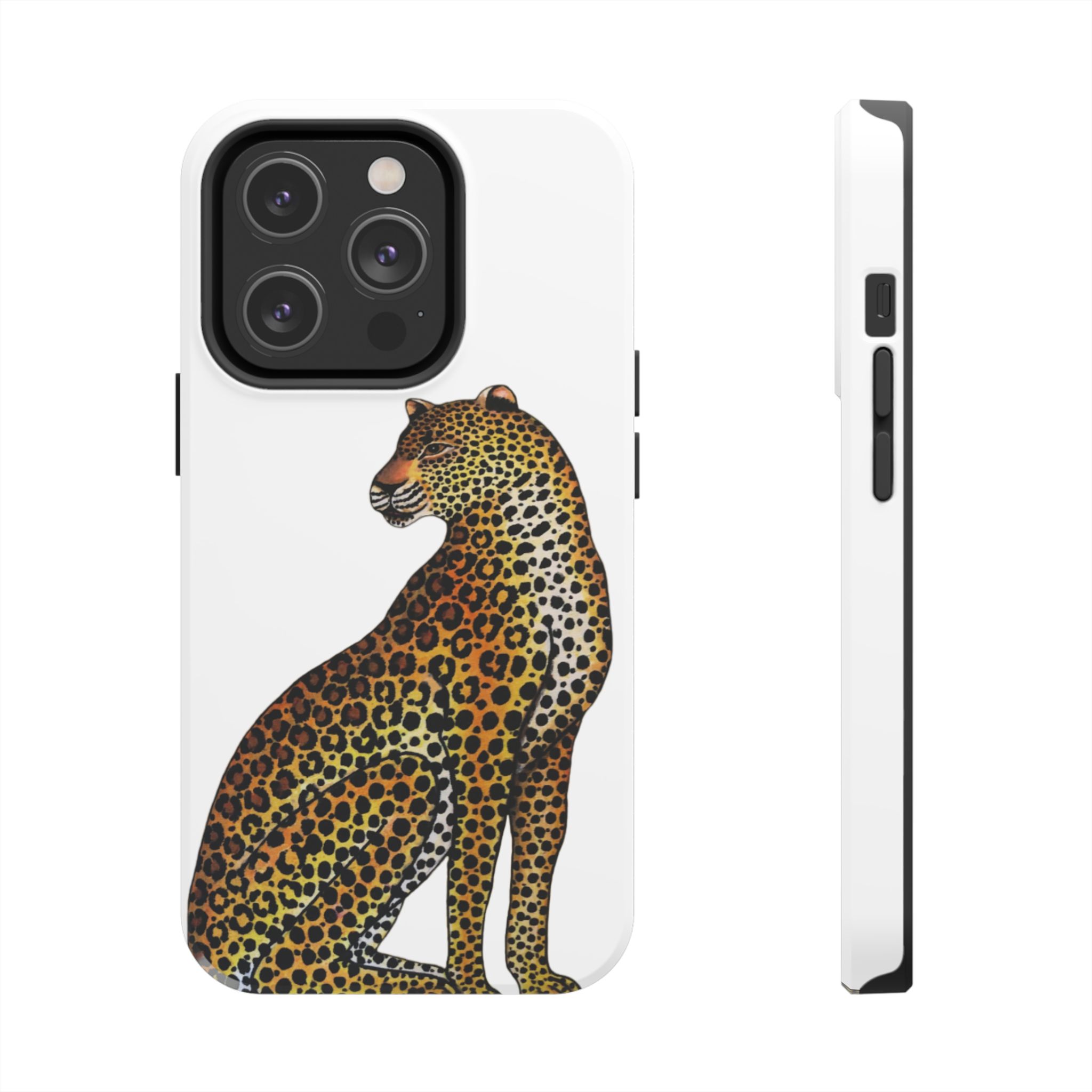 Leopard Phone Case - White - Image 47