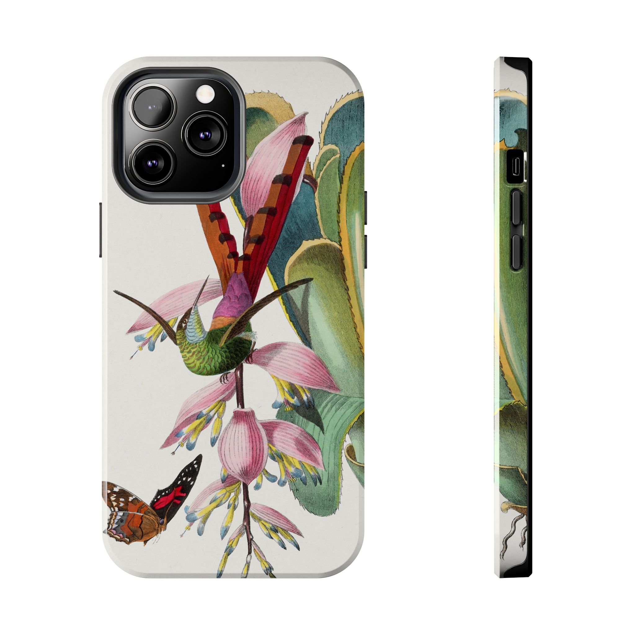 Hummingbird and Butterfly Phone Case - Image 41