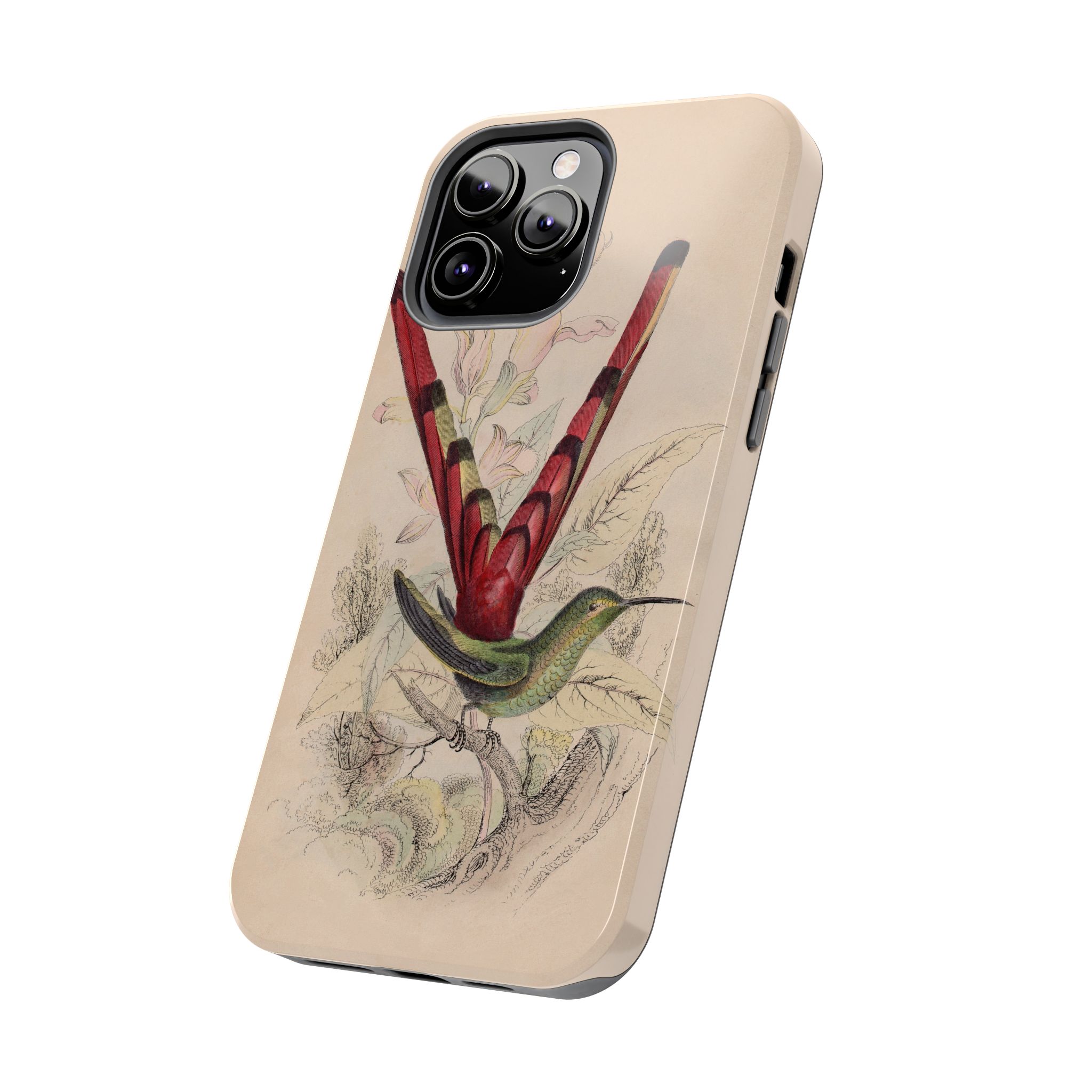 Red Tailed Hummingbird Phone Case - Image 43
