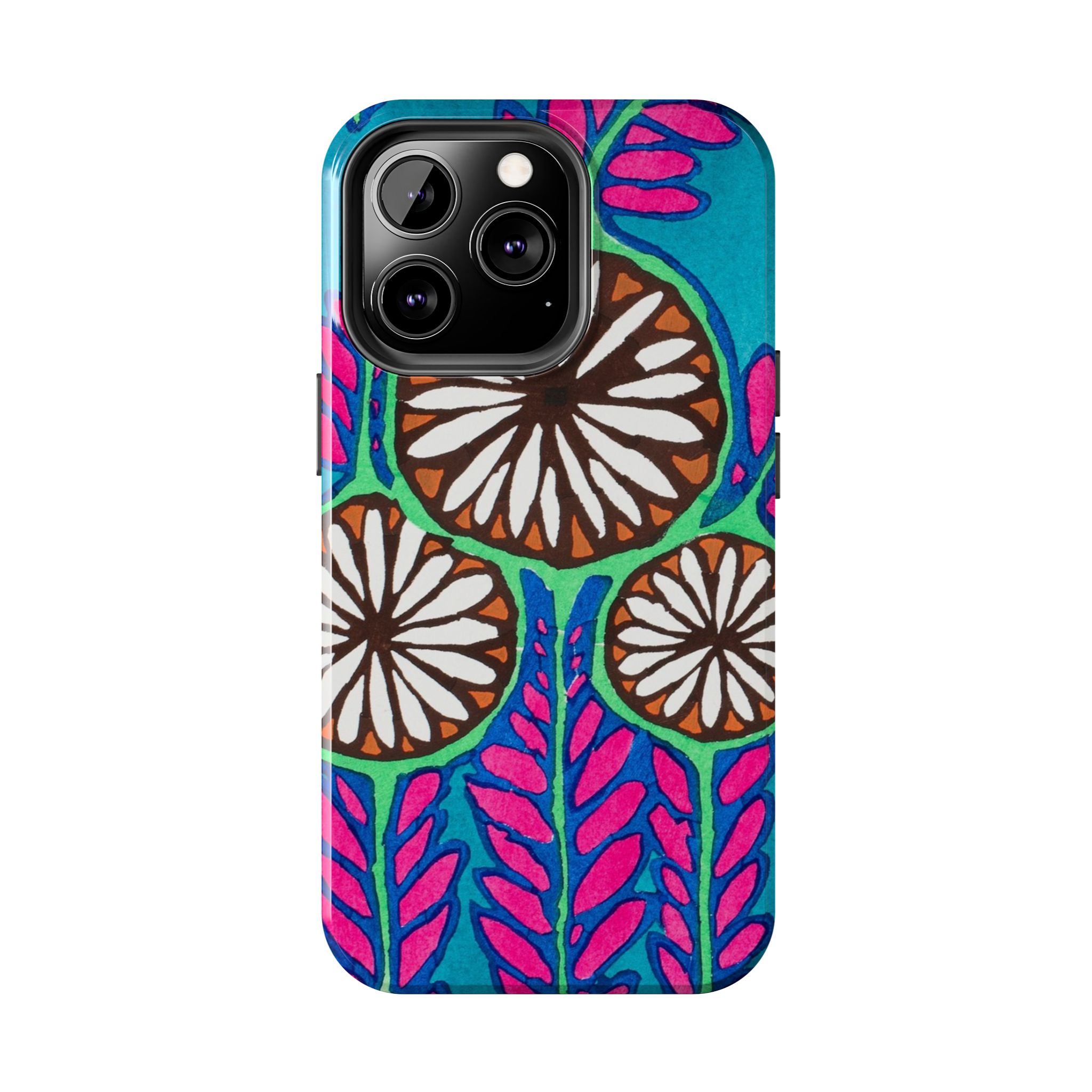 3 Abstract Flowers Phone Case - Image 38