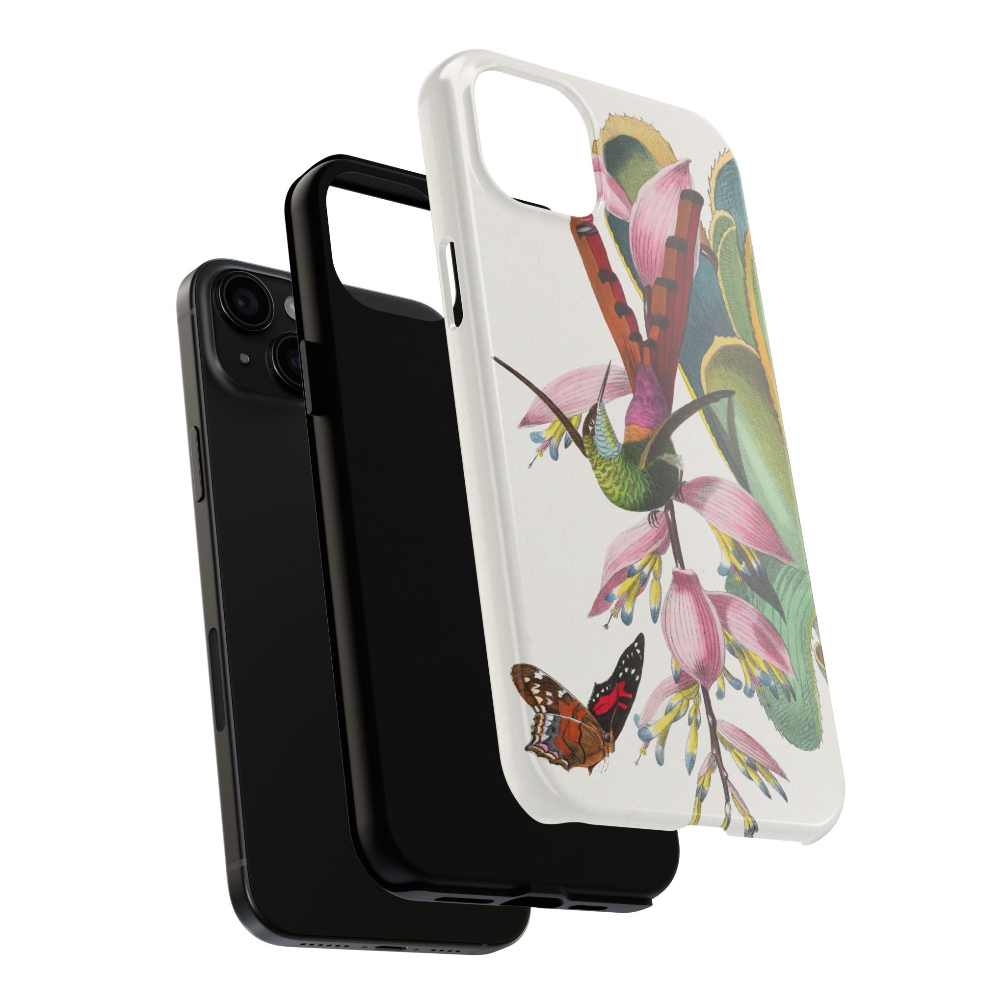 Hummingbird and Butterfly Phone Case - Image 64