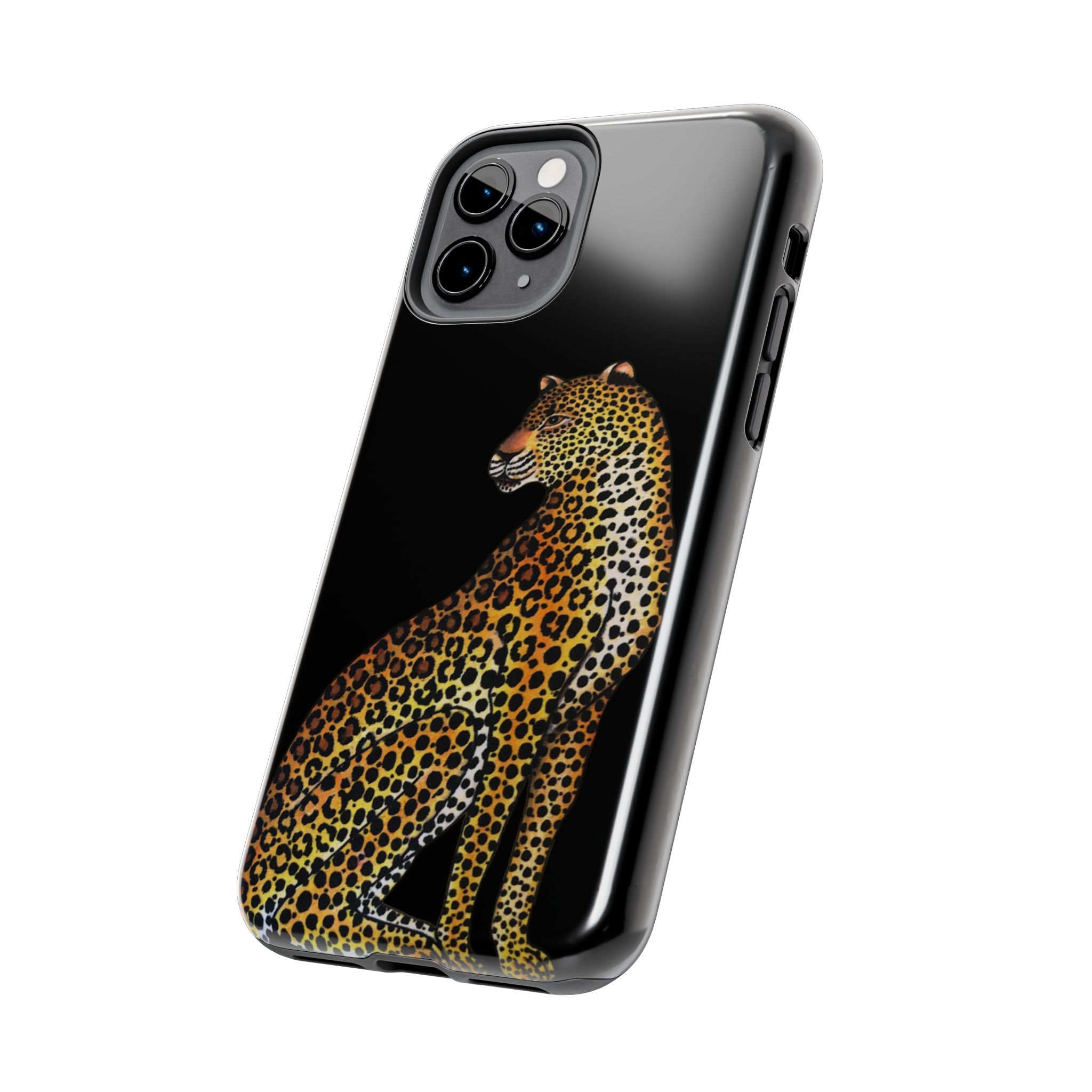 Leopard Phone Case - Black - Image 7