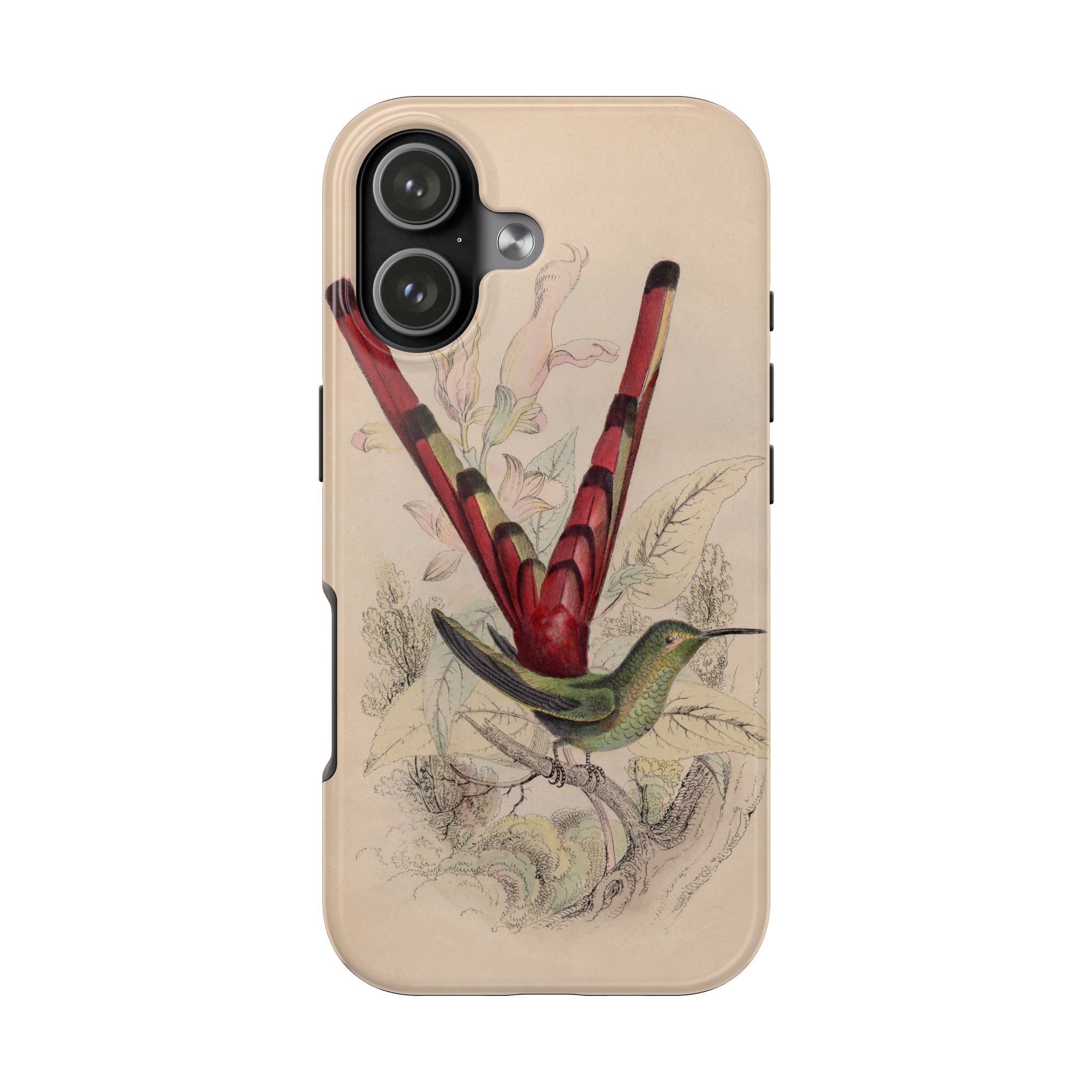 Red Tailed Hummingbird Phone Case - Image 90